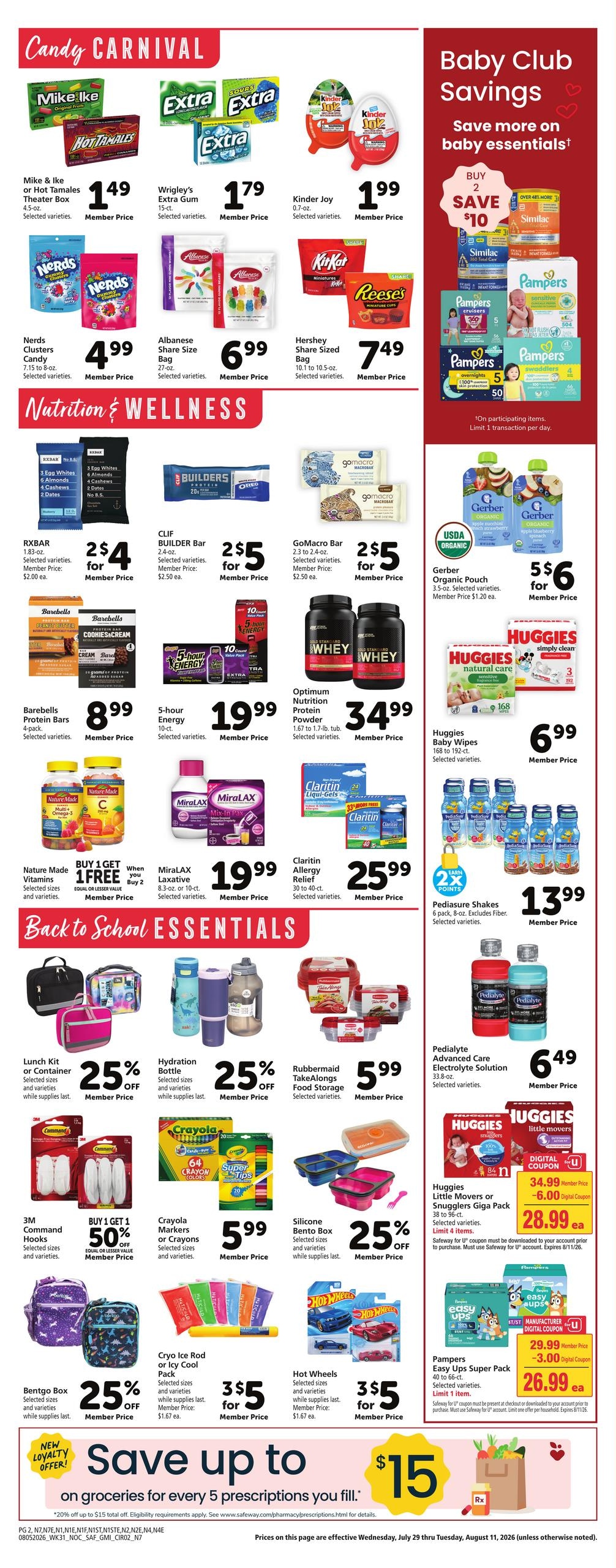 Safeway (Antelope Area, CA) Weekly Ad August 5 - 11, 2026
