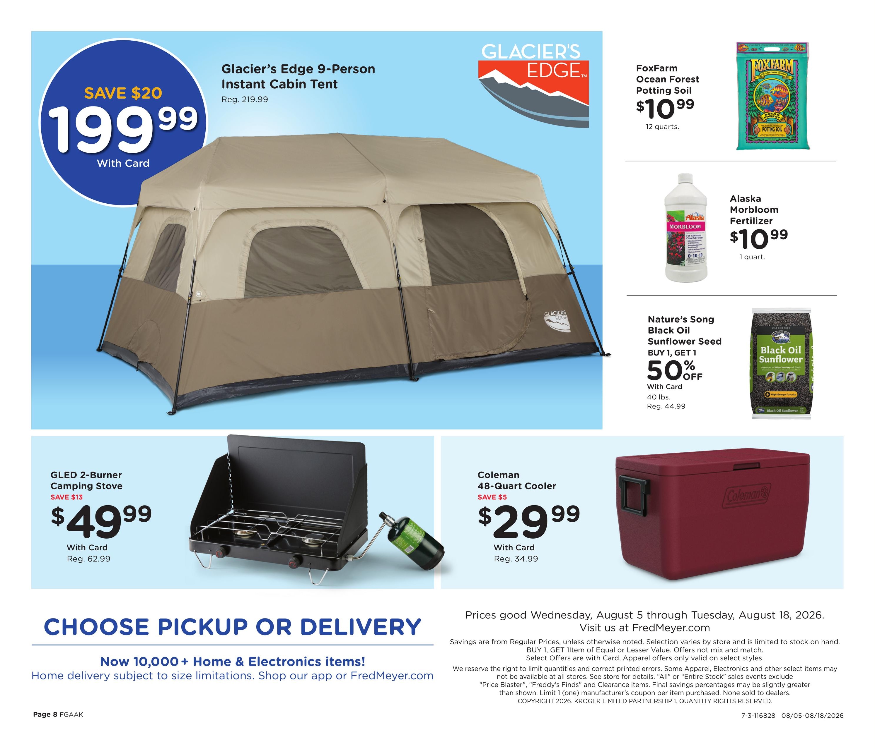 Fred Meyer (AK) Home & Apparel Weekly Ad August 5 - 18, 2026