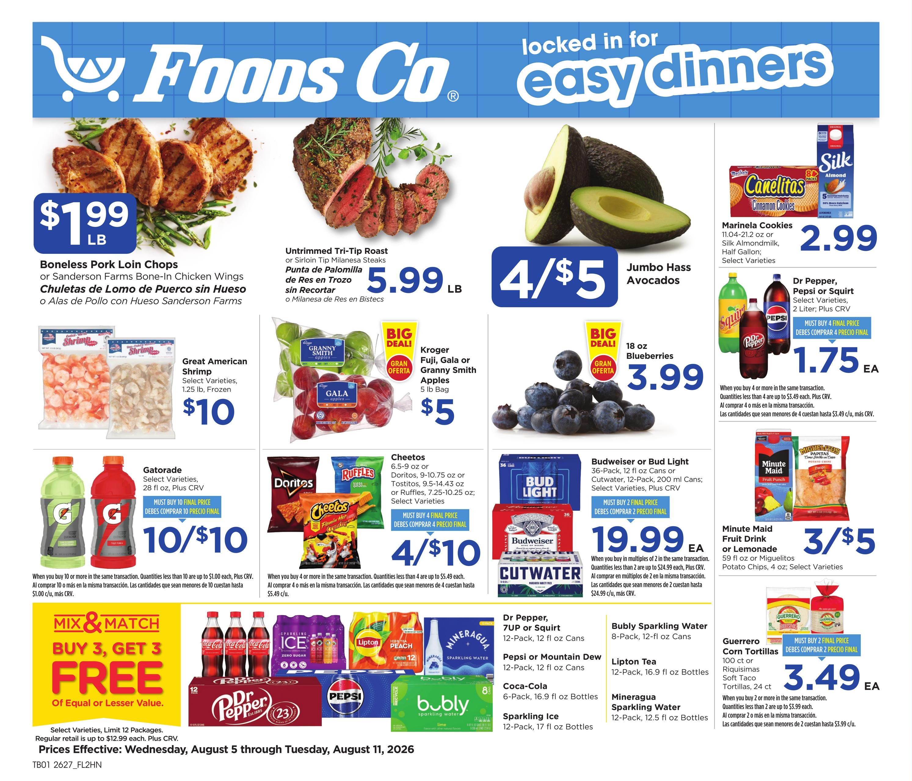 Foods Co (CA) Weekly Ad August 5 - 11, 2026
