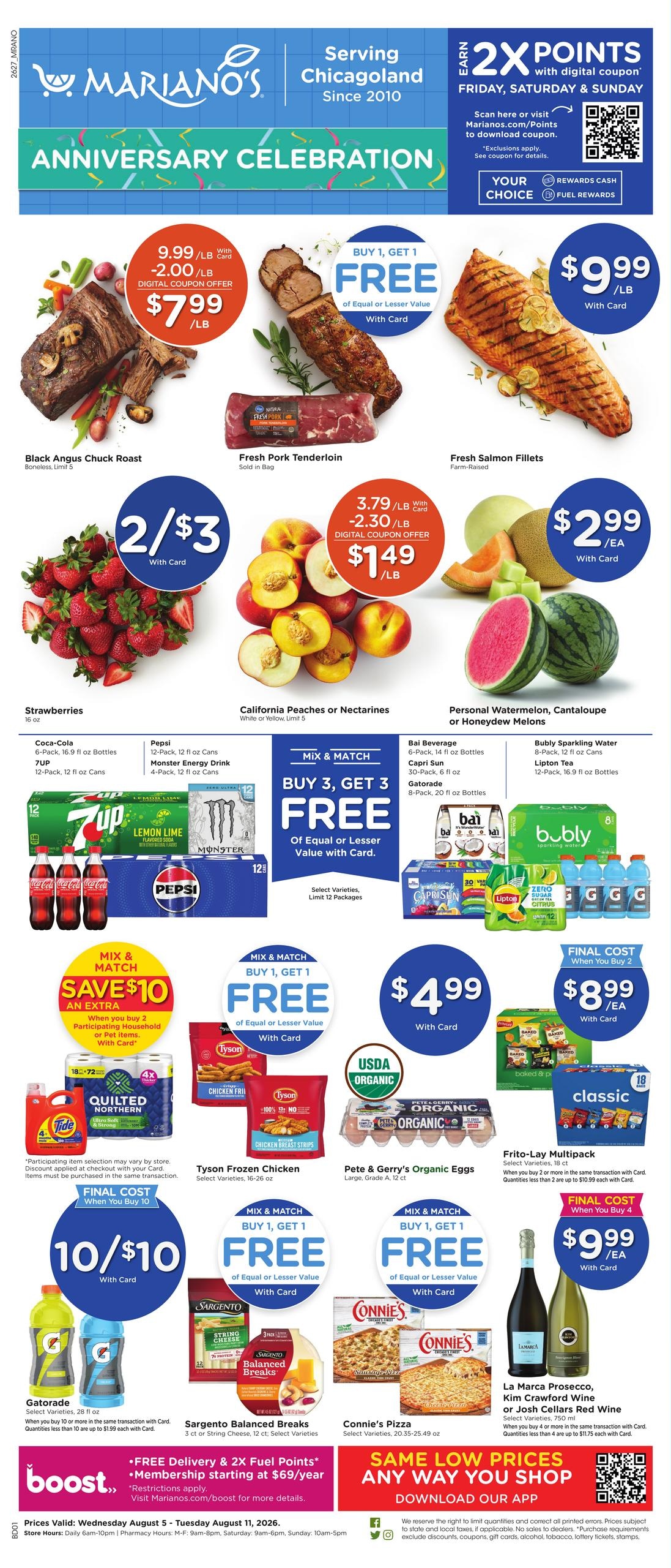 Mariano's Weekly Ad August 5 - 11, 2026