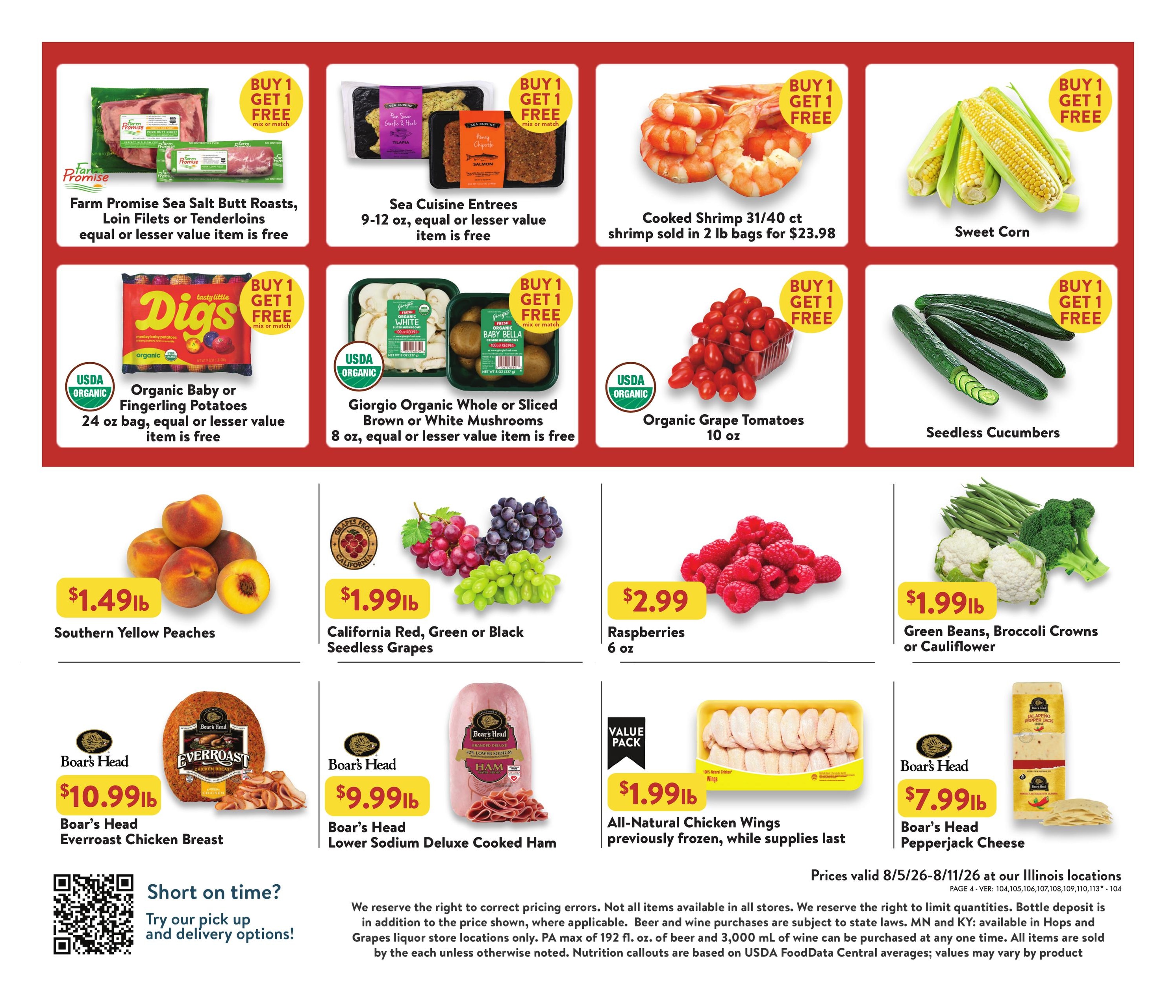 Fresh Thyme Market (Aurora Area, IL) Weekly Ad August 5 - 11, 2026