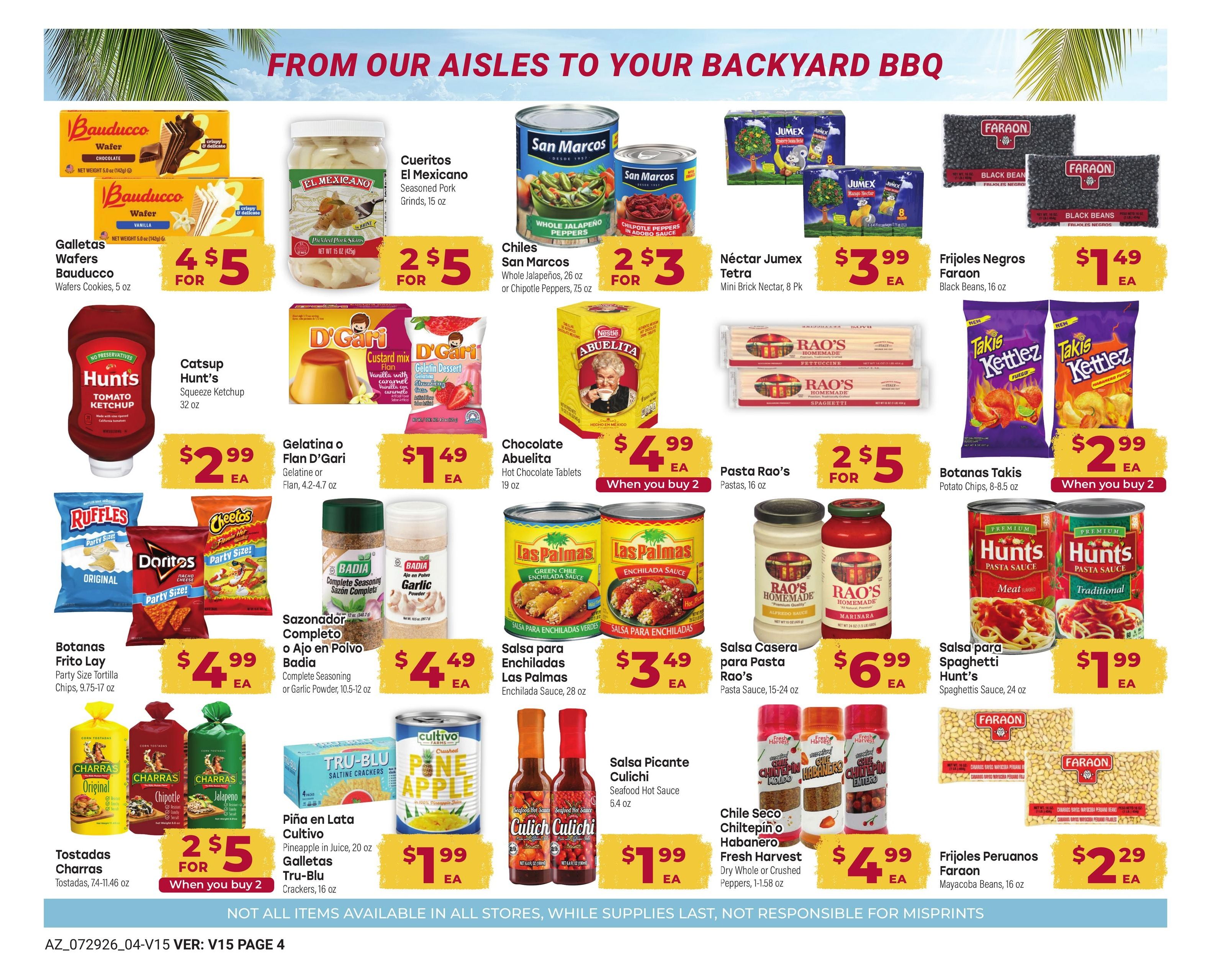 Cardenas Markets (Apache Junction–Phoenix Area, AZ) Weekly Ad July 29 - September 1, 2026