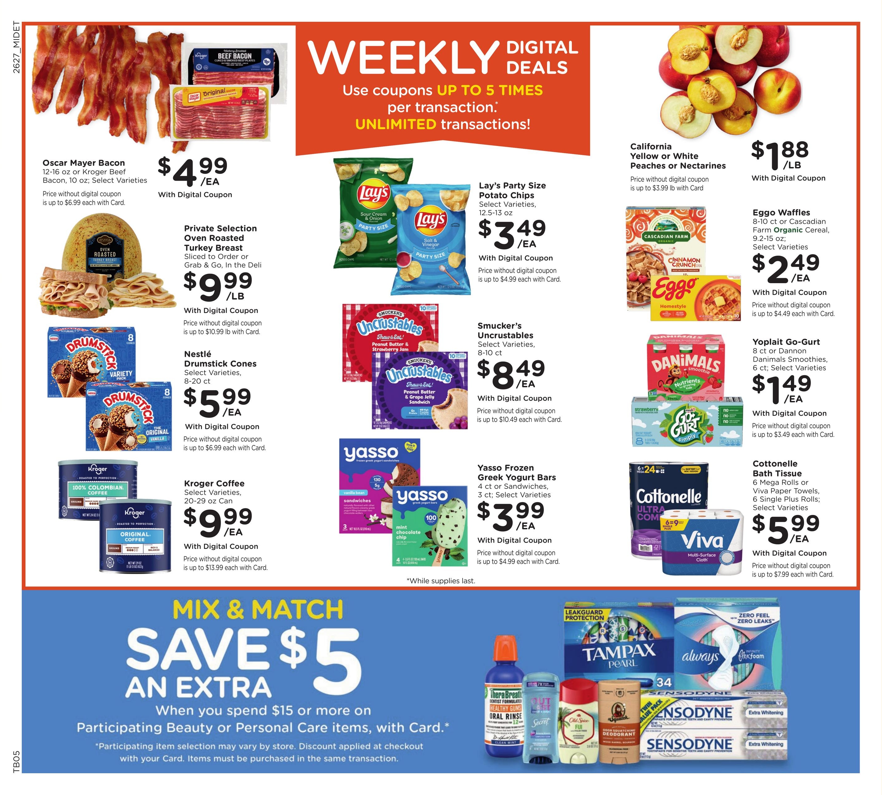 Kroger (Ann Arbor Area, MI) Weekly Ad August 5 - 11, 2026