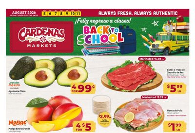 Cardenas Markets (Azusa Area, CA) Weekly Ad August 5 - 11, 2026