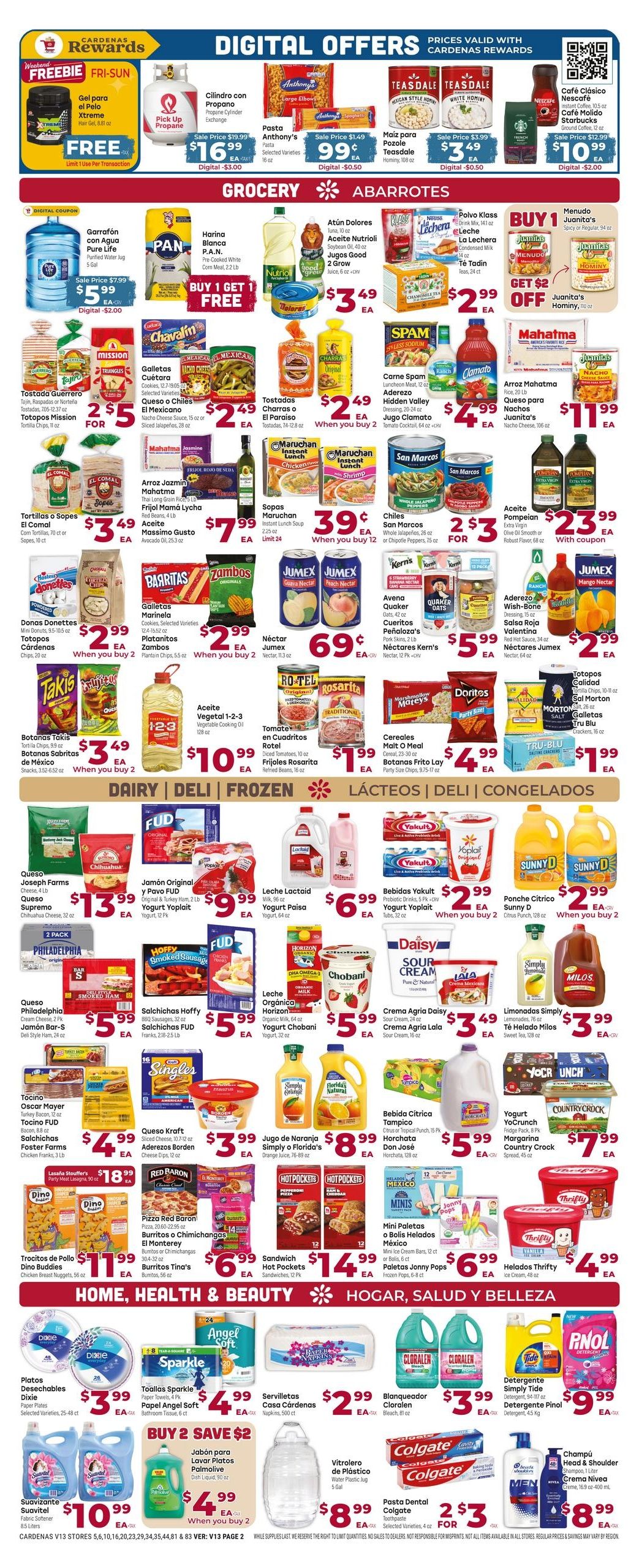 Cardenas Markets (Azusa Area, CA) Weekly Ad August 5 - 11, 2026
