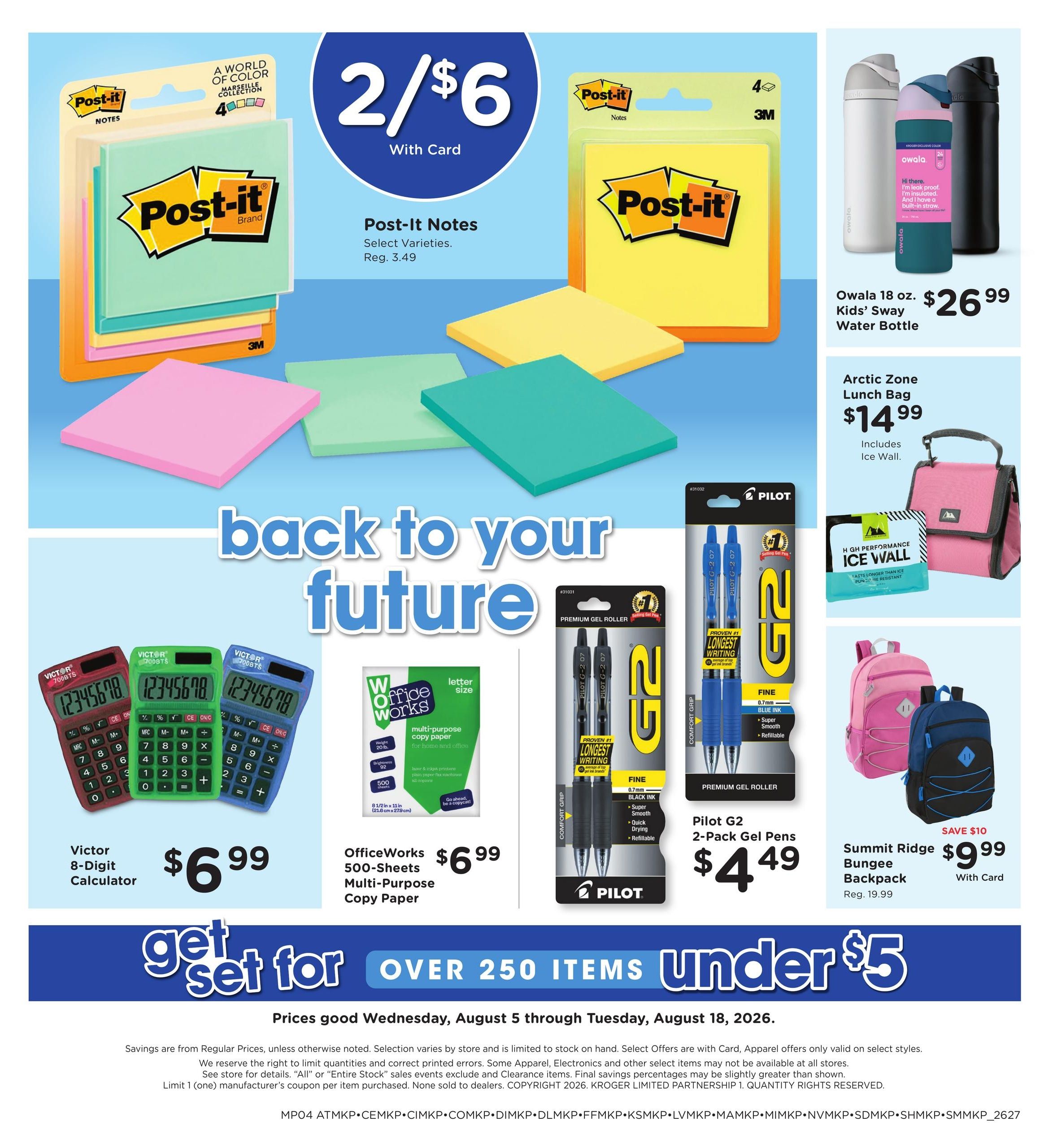 Kroger Home & Apparel Weekly Ad August 5 - 18, 2026