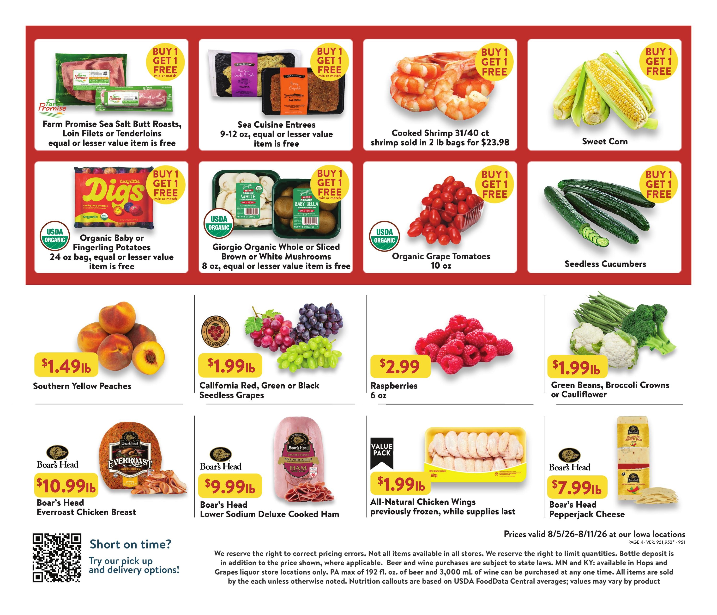 Fresh Thyme Market (Boone Area, IA) Weekly Ad August 5 - 11, 2026