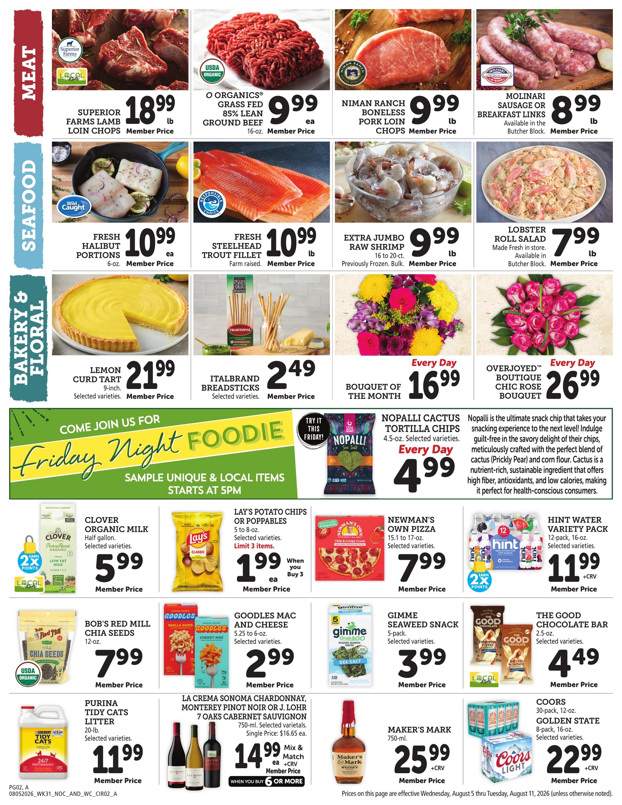 Andronico's Community Markets Weekly Ad August 5 - 11, 2026