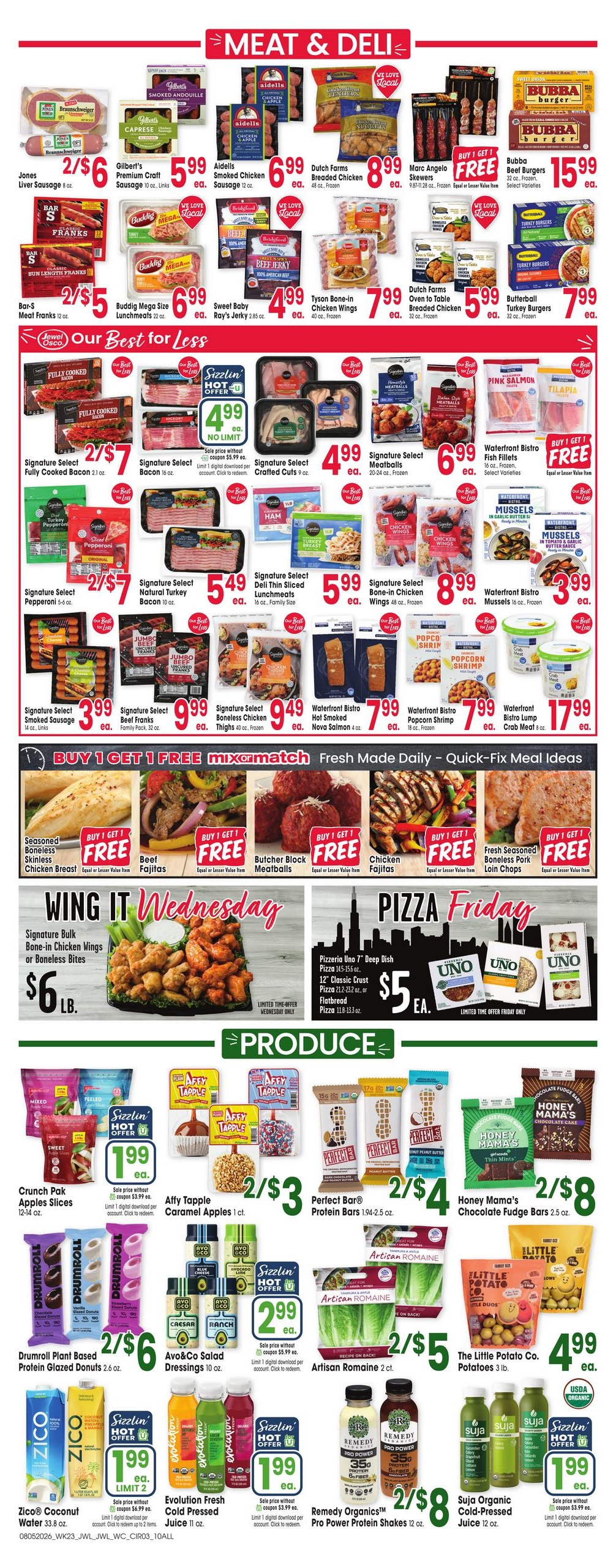 Jewel-Osco (Moline–Colona Area, IA–IL) Weekly Ad August 5 - 11, 2026