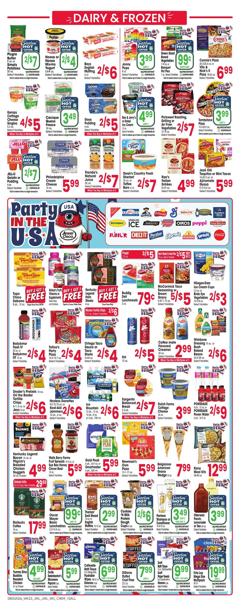 Jewel-Osco (Moline–Colona Area, IA–IL) Weekly Ad August 5 - 11, 2026