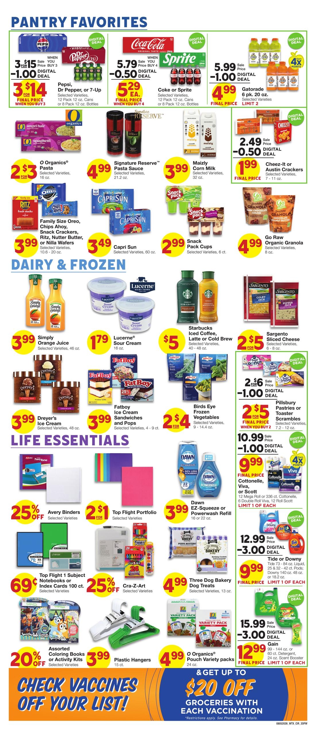 Market Street (Dallas–Carrollton Area, TX) Weekly Ad August 5 - 11, 2026