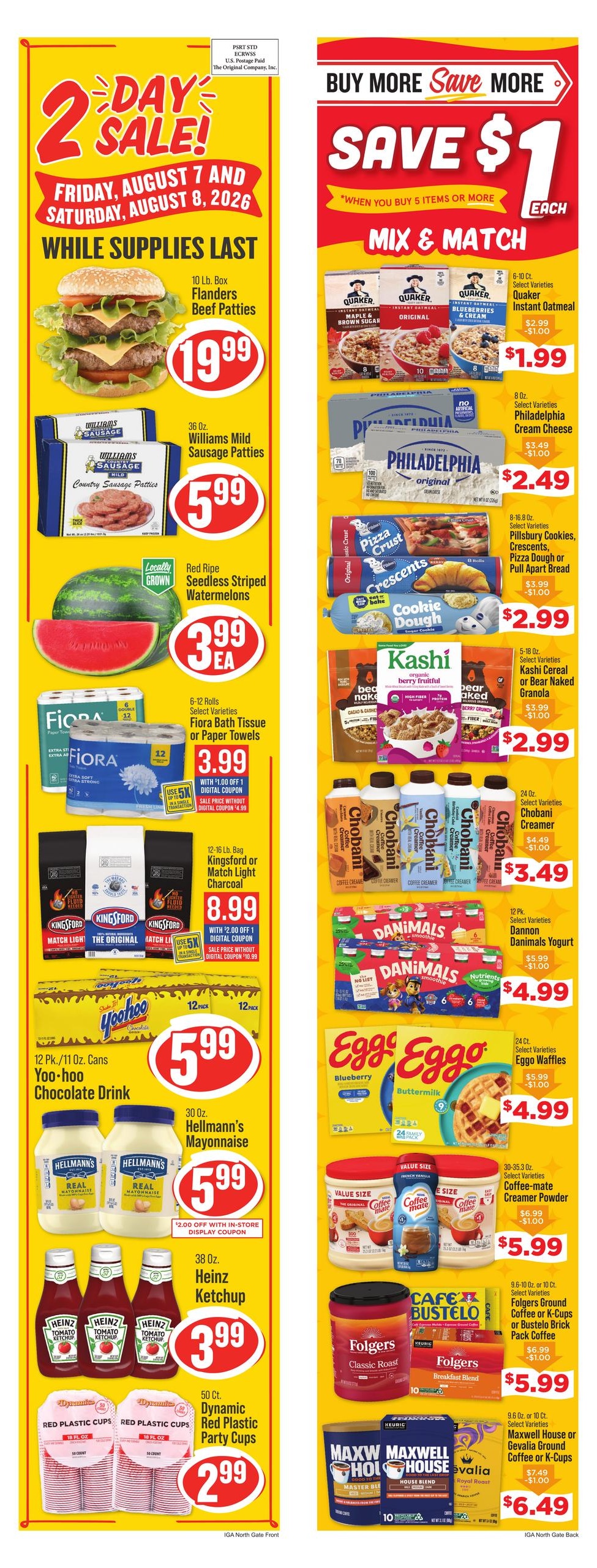 IGA (Vandalia–Tipp City Area, OH) Weekly Ad August 5 - 11, 2026