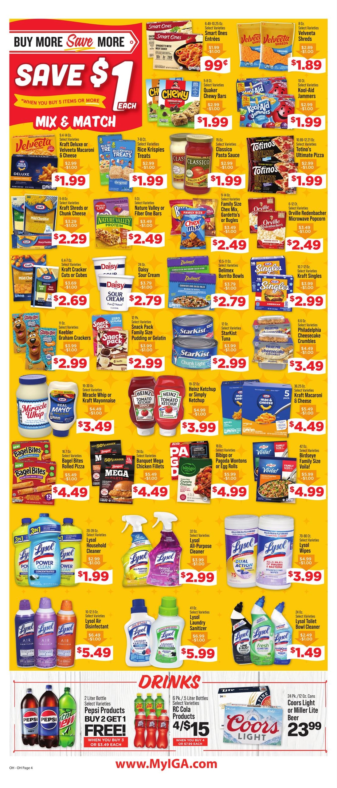 IGA (Vandalia–Tipp City Area, OH) Weekly Ad August 5 - 11, 2026