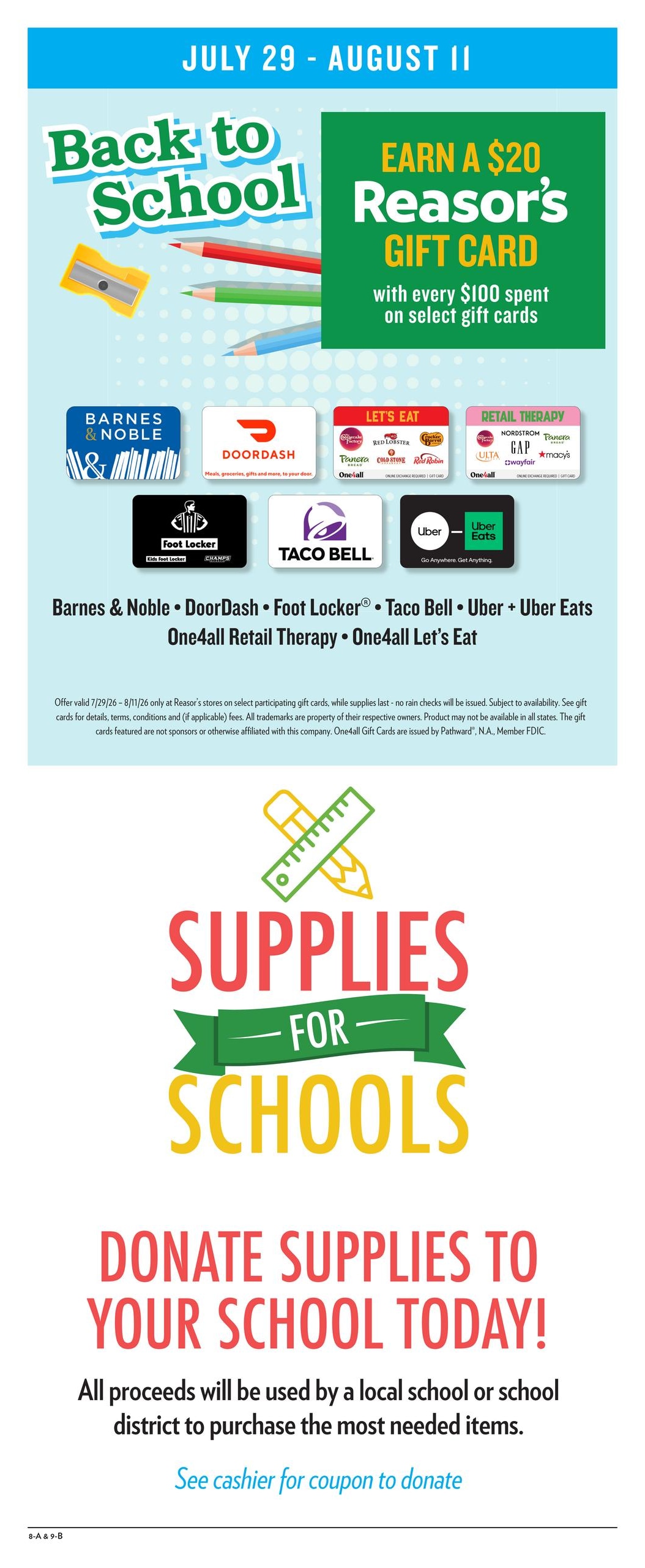 Reasor's (Tulsa–Broken Arrow Area, OK) Weekly Ad August 5 - 11, 2026