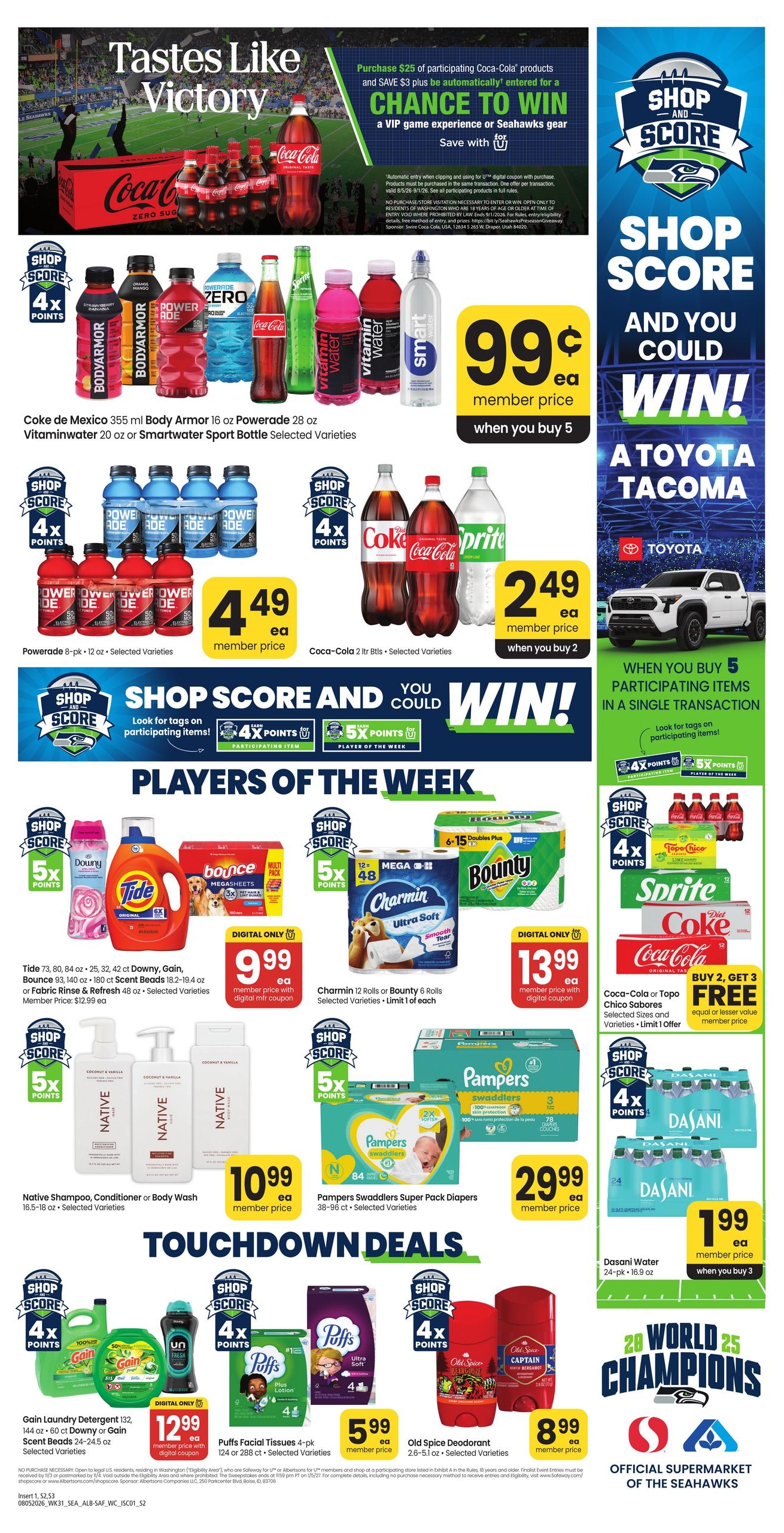Safeway (WA) Weekly Ad August 5 - 11, 2026