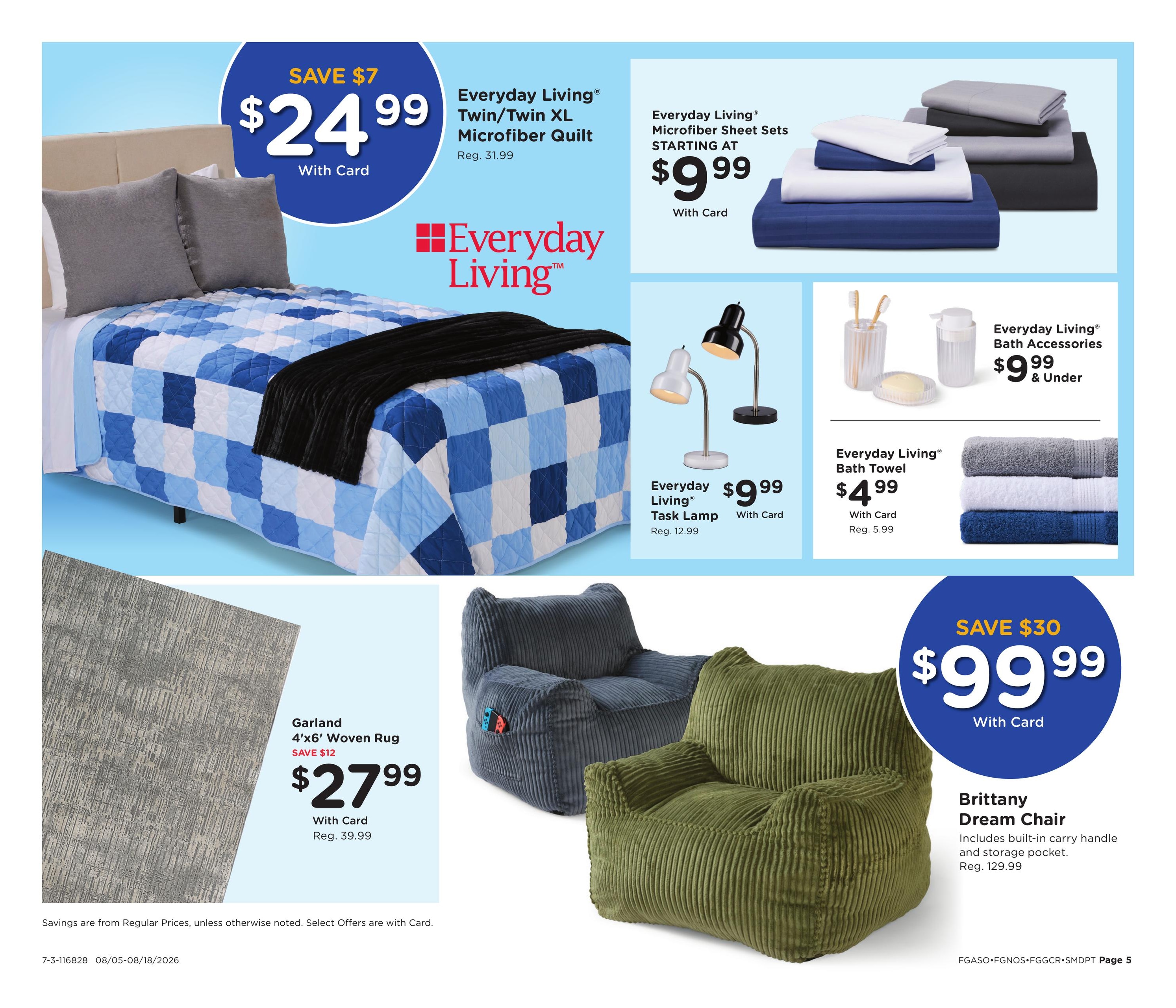 Fred Meyer (Spokane Valley–Veradale Area, ID–WA) Home & Apparel Weekly Ad August 5 - 18, 2026