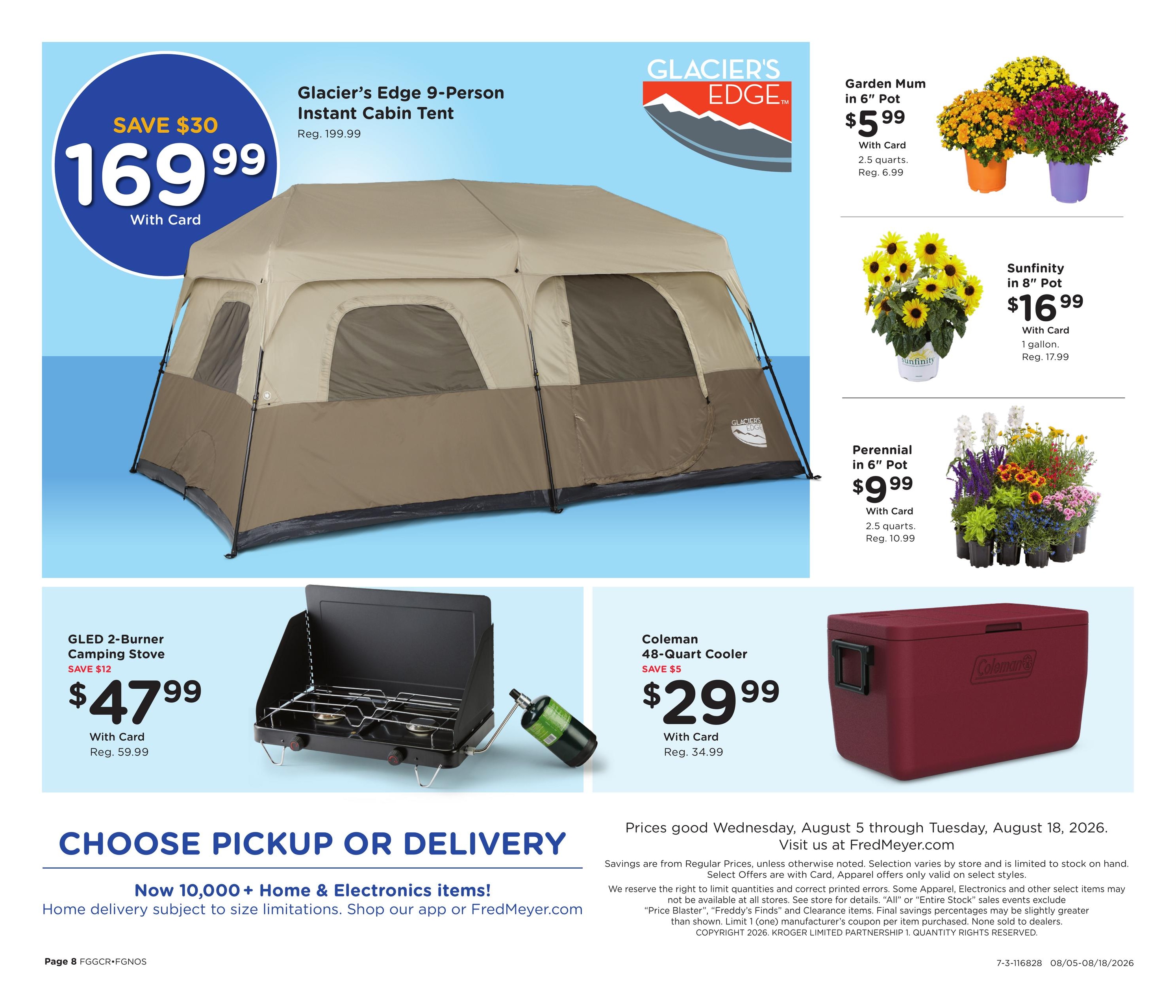 Fred Meyer (Spokane Valley–Veradale Area, ID–WA) Home & Apparel Weekly Ad August 5 - 18, 2026