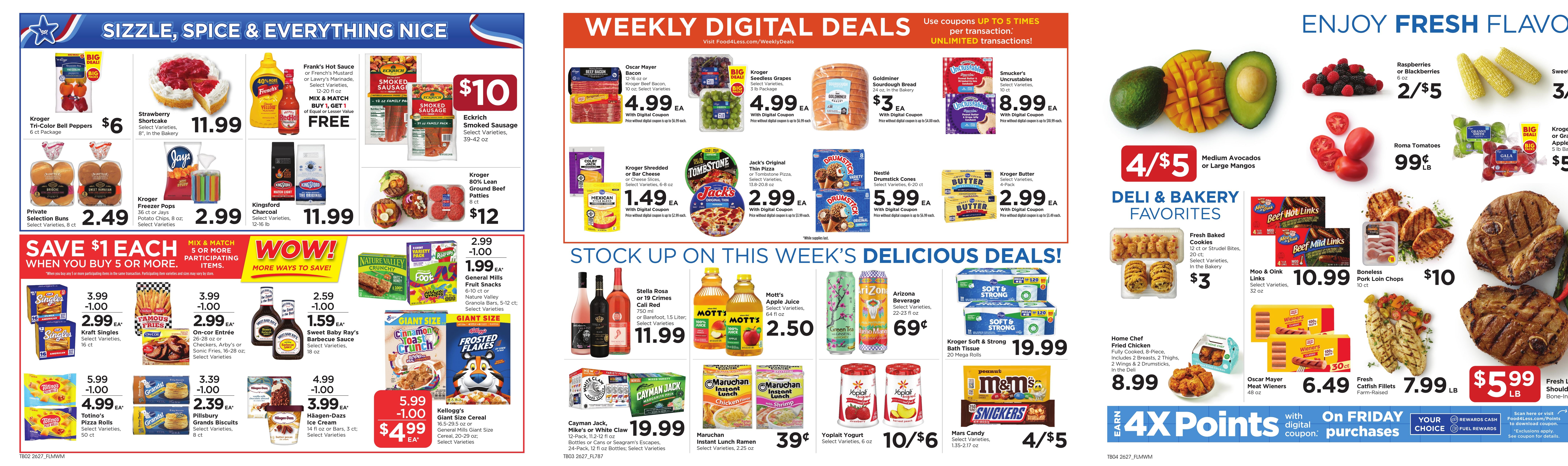 Food 4 Less (Hammond–Highland Area, IL–IN) Chicago Weekly Ad August 5 - 11, 2026