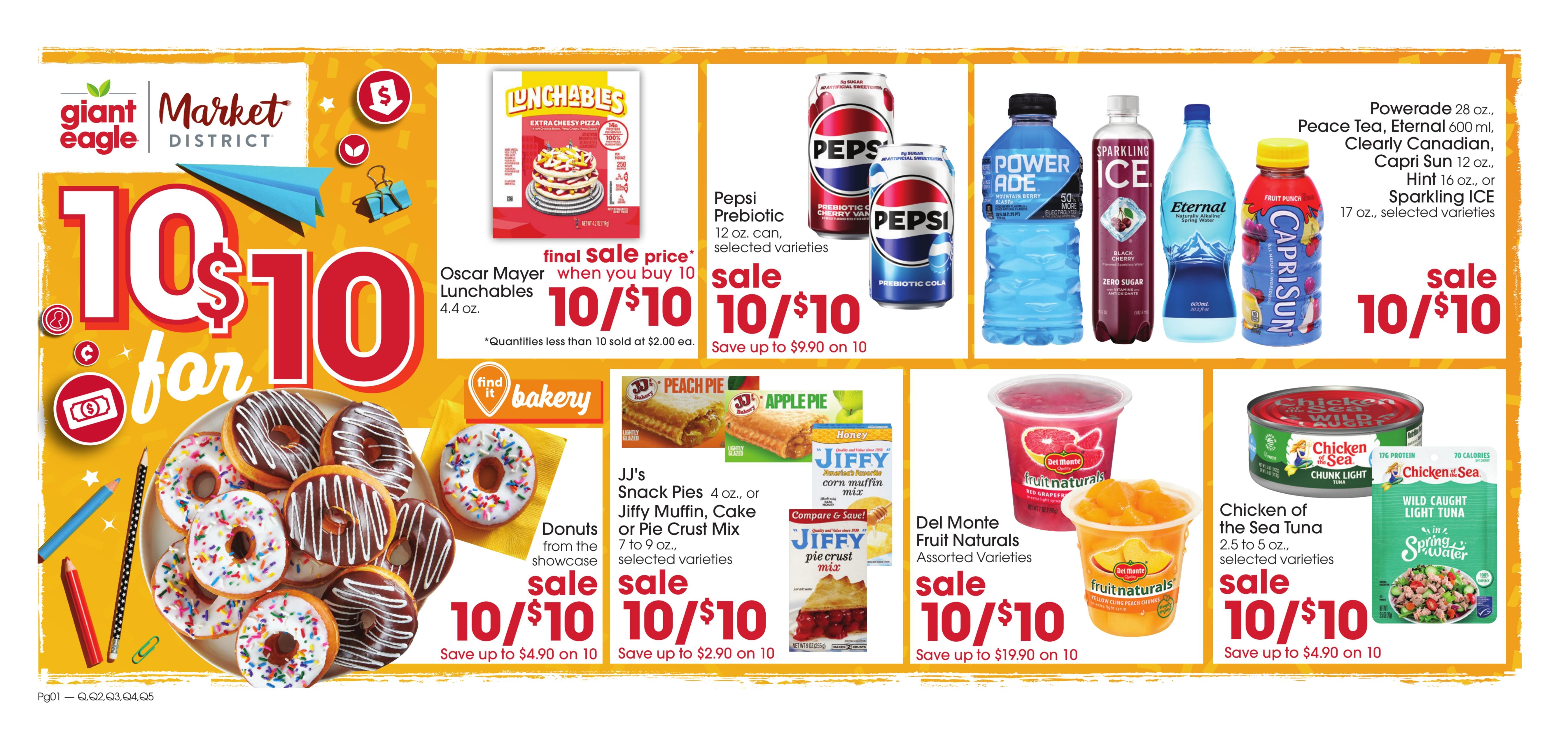 Giant Eagle (Adamsville Area, OH) Weekly Ad August 6 - 12, 2026
