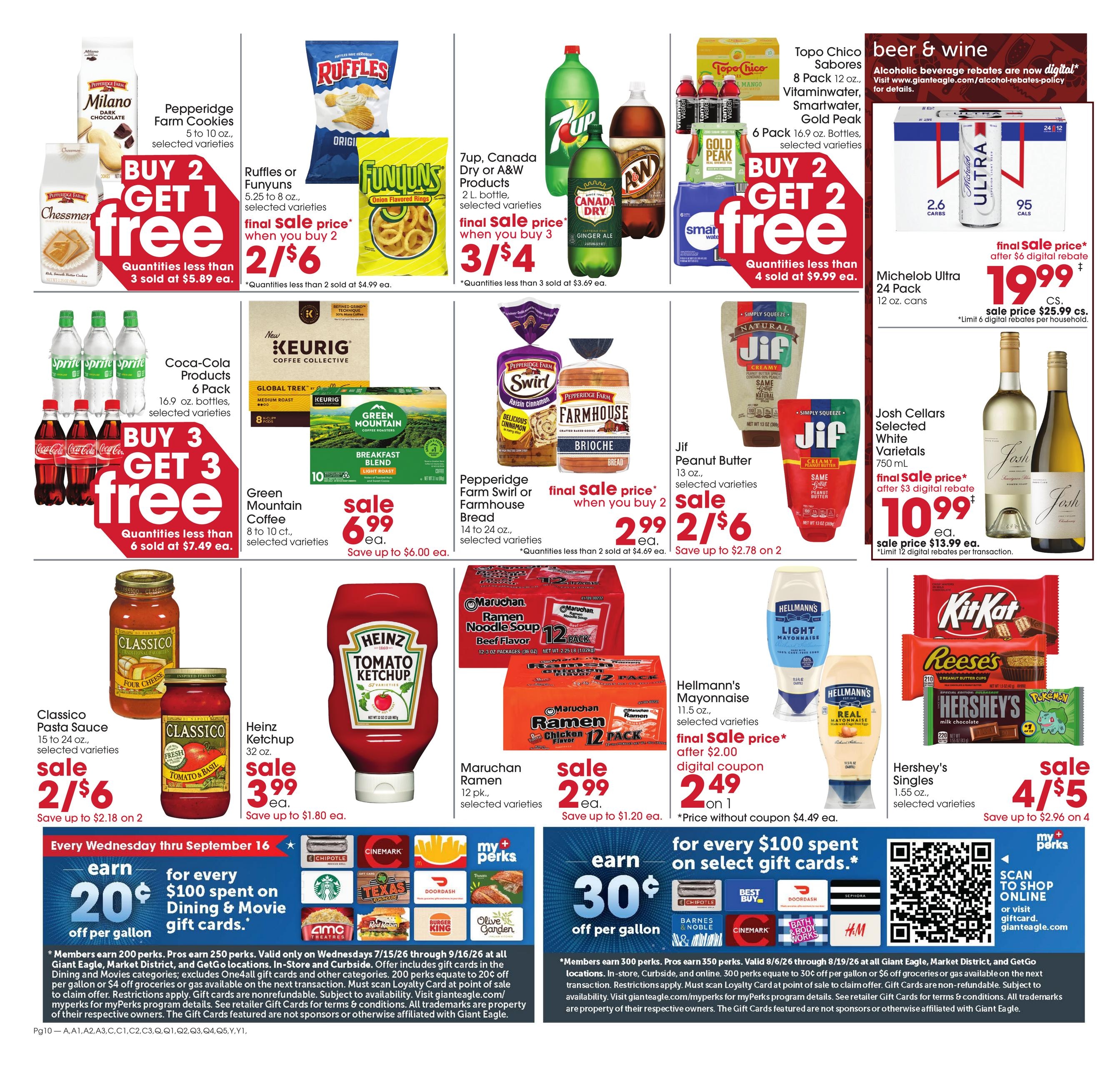 Giant Eagle (Adamsville Area, OH) Weekly Ad August 6 - 12, 2026