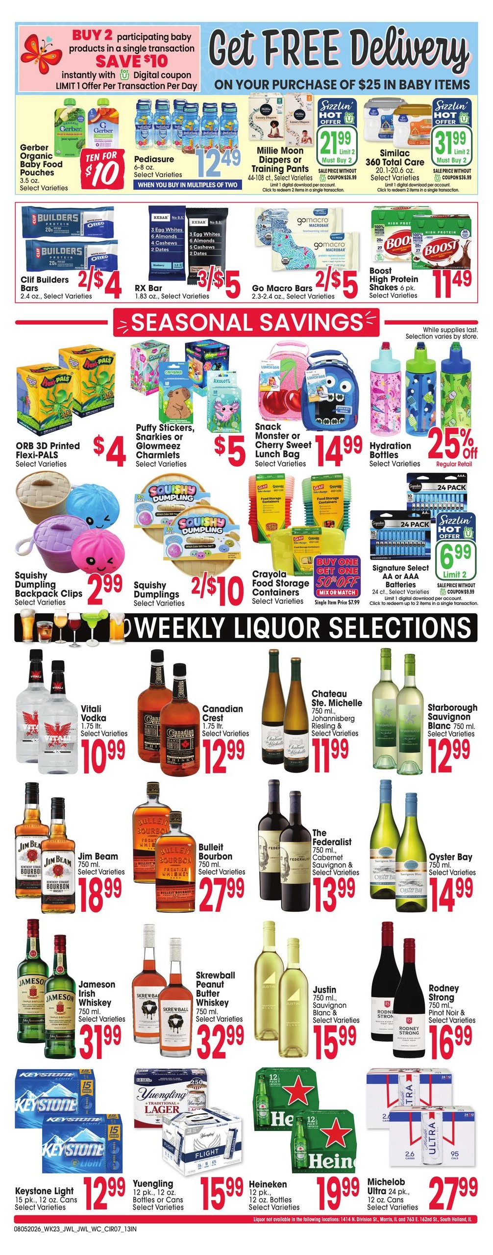 Jewel-Osco (IL, IN, MI) Weekly Ad August 5 - 11, 2026