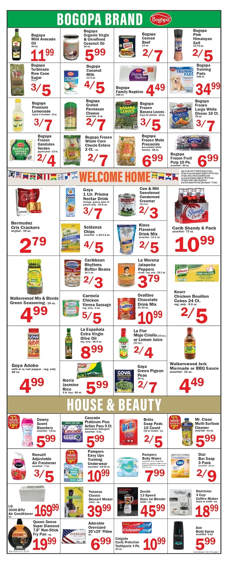 Food Bazaar (217-20 Linden Blvd, Queens, NY) Weekly Ad July 29 - August 5, 2026