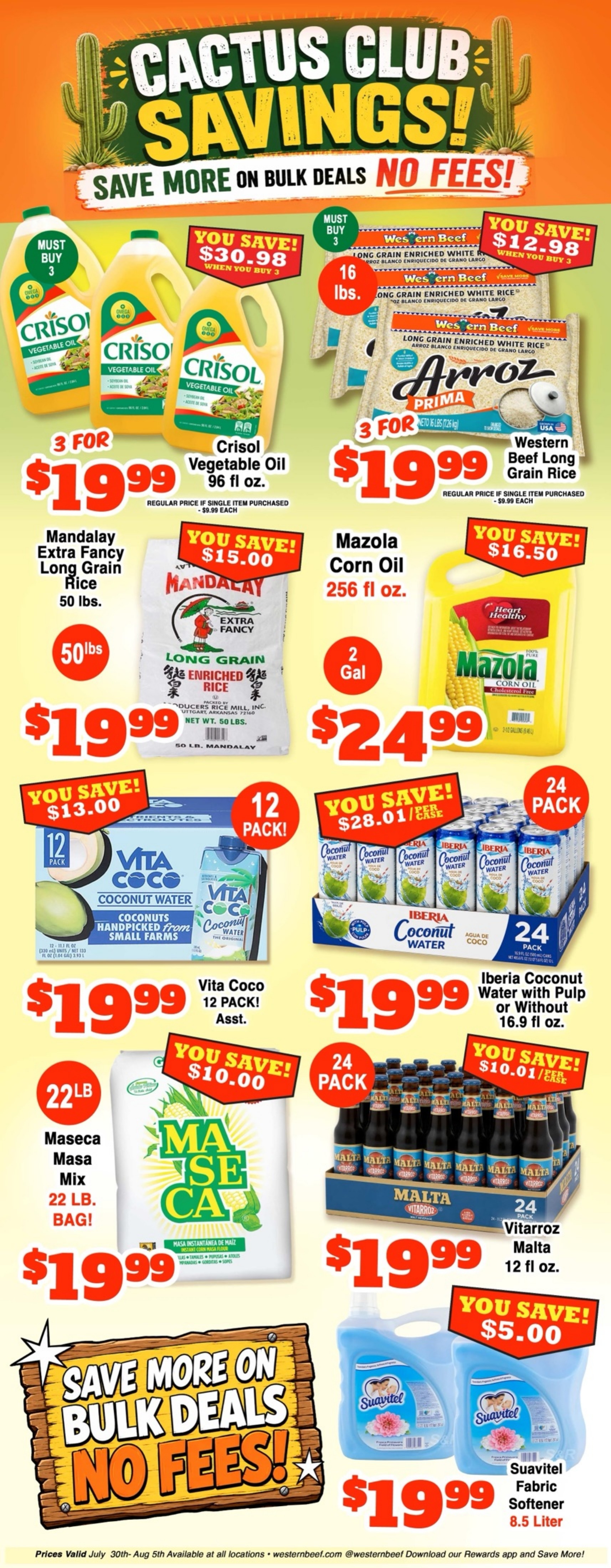Western Beef Weekly Ad July 29 - August 5, 2026