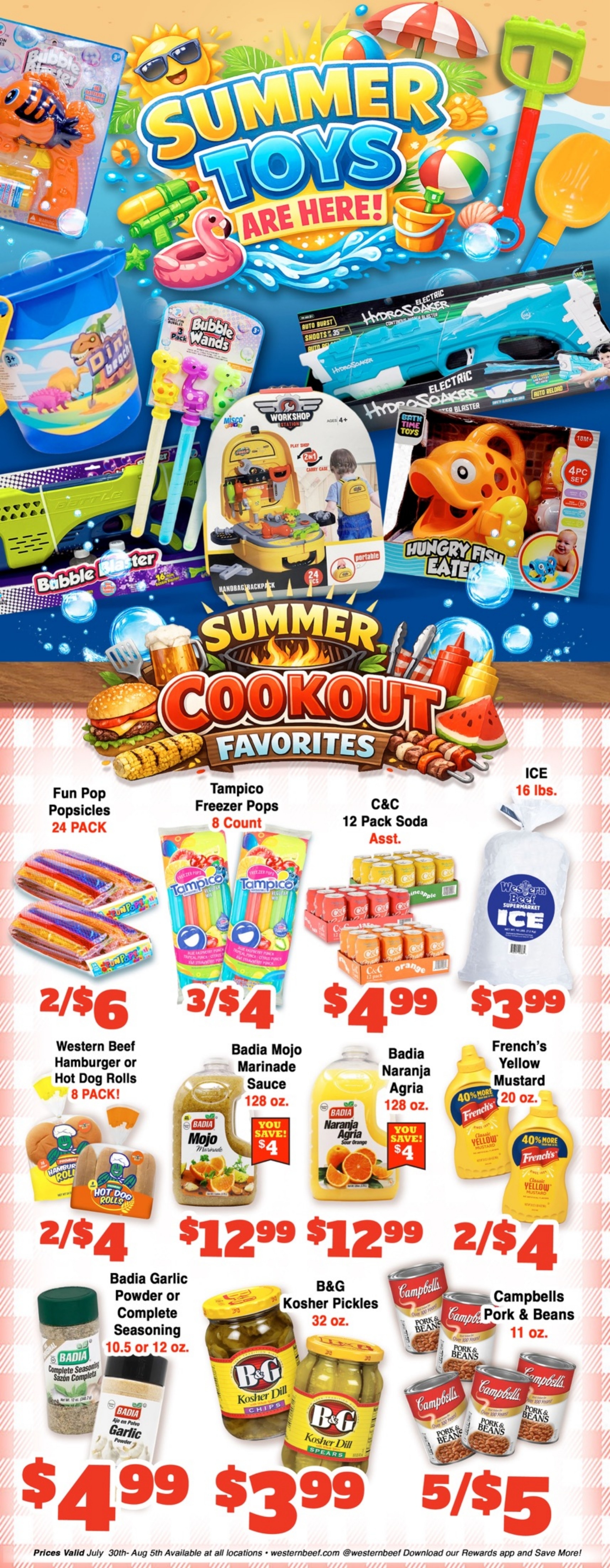 Western Beef Weekly Ad July 29 - August 5, 2026