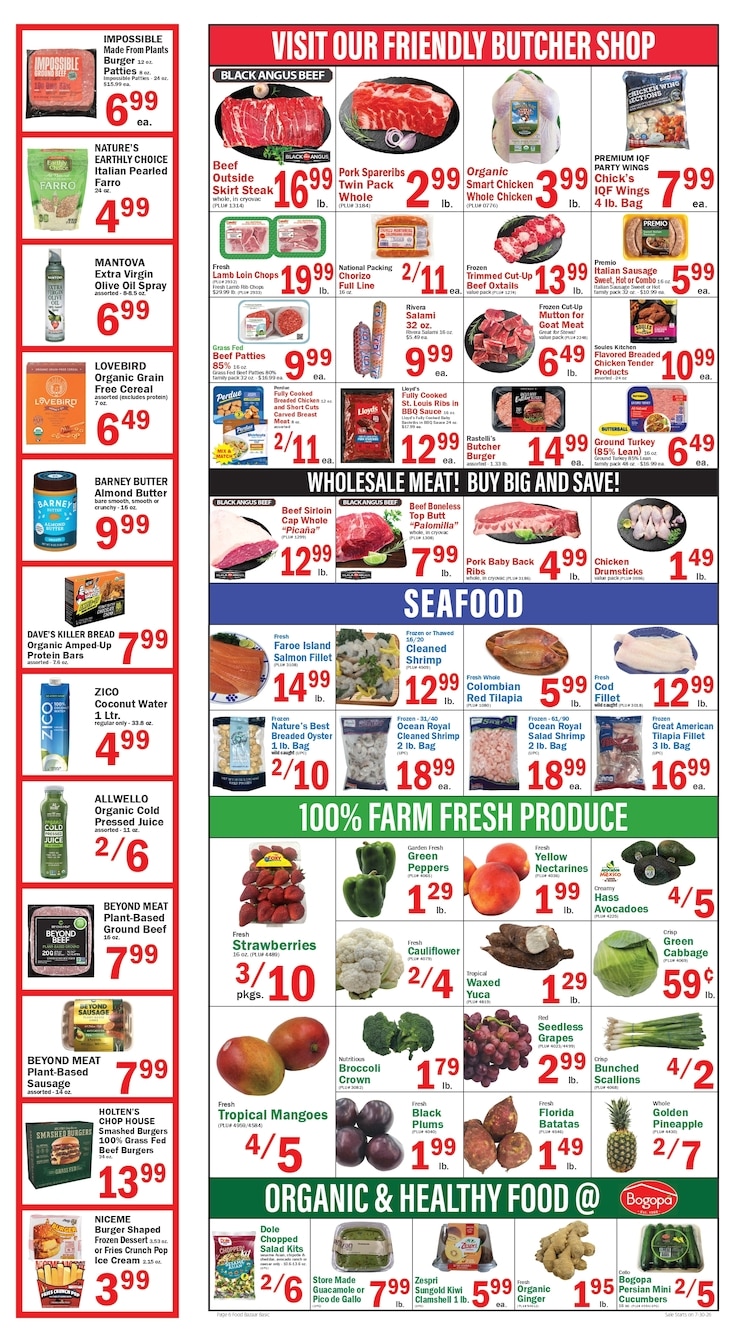 Food Bazaar (New Jersey) Weekly Ad July 29 - August 5, 2026