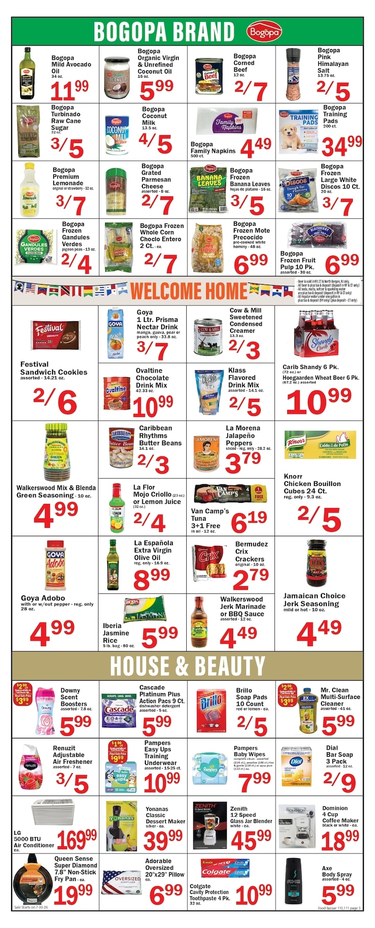 Food Bazaar (New York) Weekly Ad July 29 - August 5, 2026