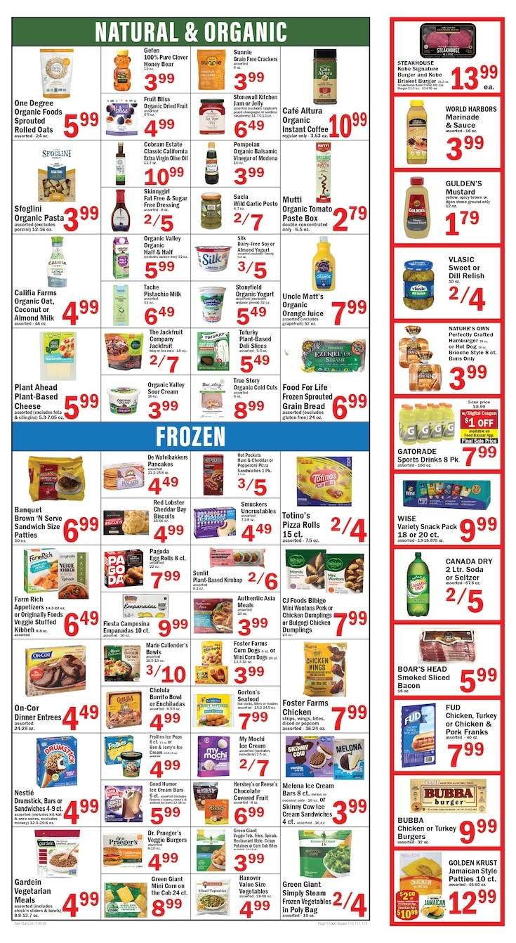 Food Bazaar (New York) Weekly Ad July 29 - August 5, 2026