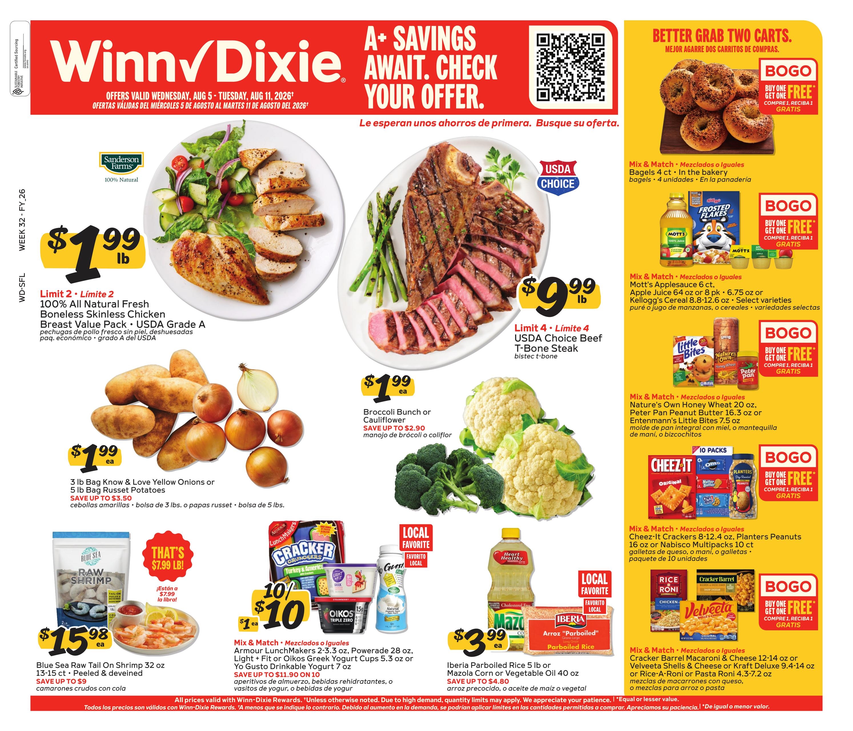 Winn-Dixie (Boca Raton Area, FL) Weekly Ad August 5 - 11, 2026