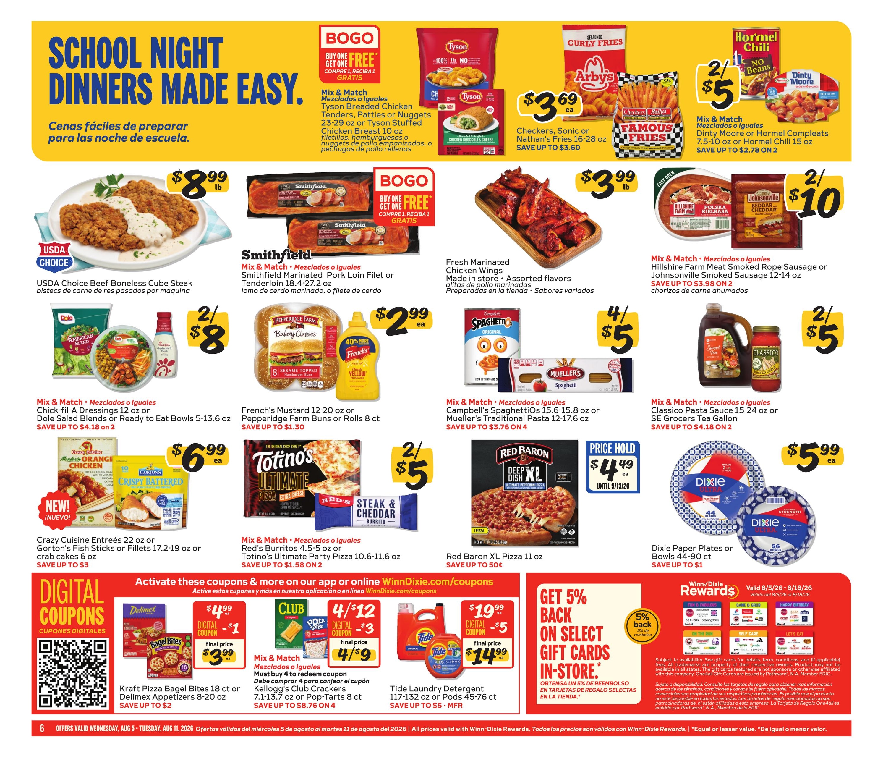 Winn-Dixie (Boca Raton Area, FL) Weekly Ad August 5 - 11, 2026