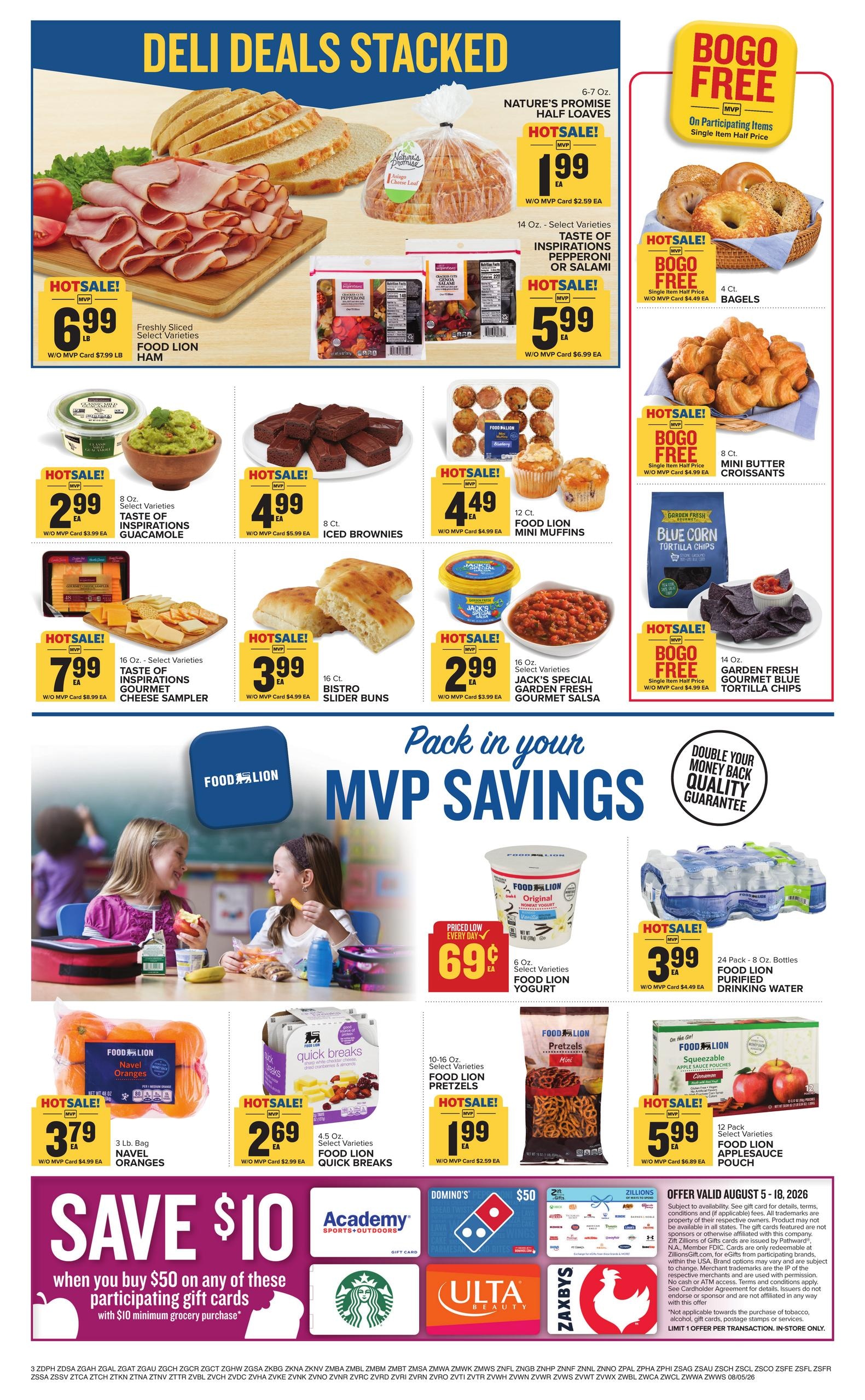 Food Lion (Mc Leansville–Greensboro Area, NC) Weekly Ad August 5 - 11, 2026