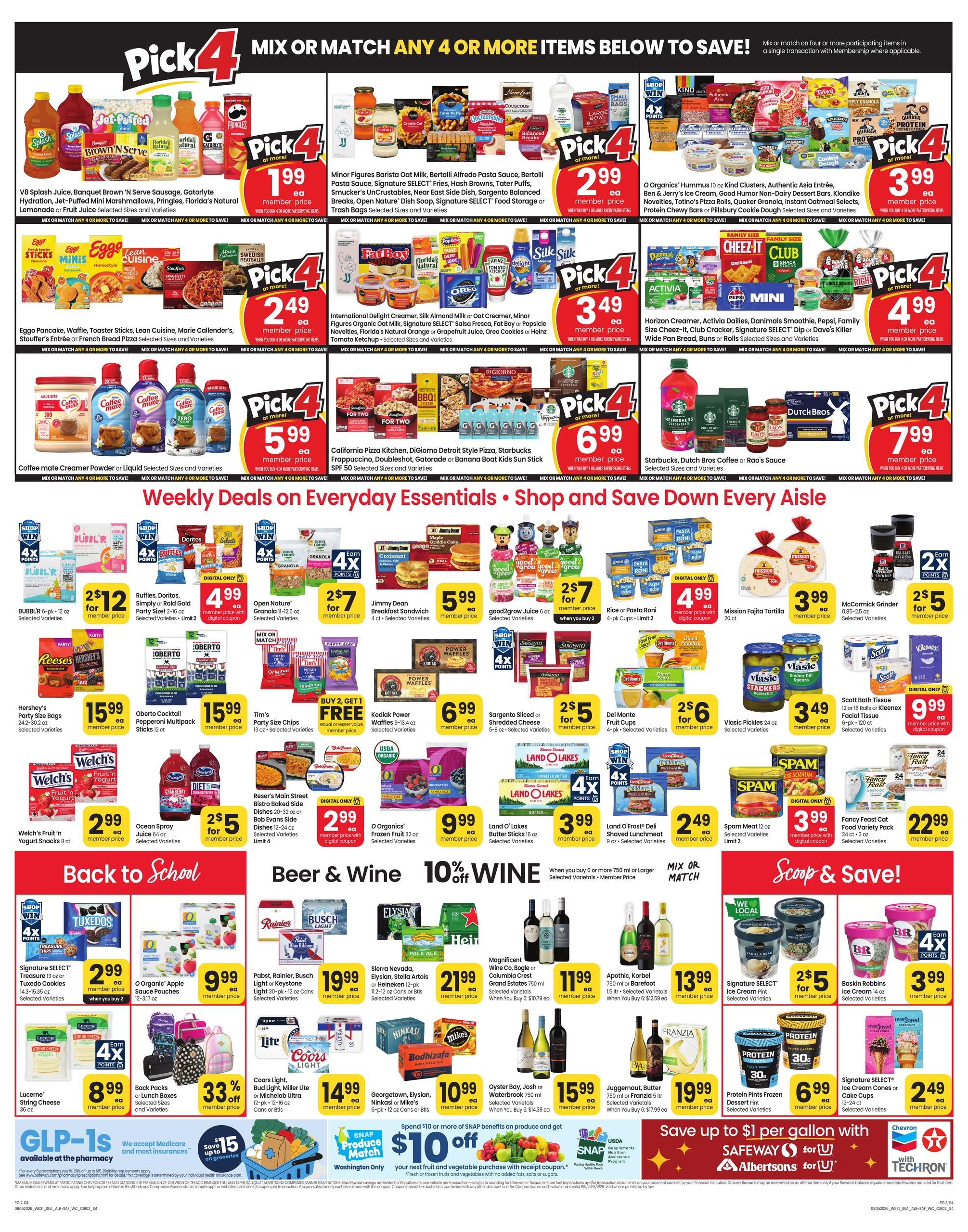 Albertsons (Lewiston Area, ID) Weekly Ad August 5 - 11, 2026