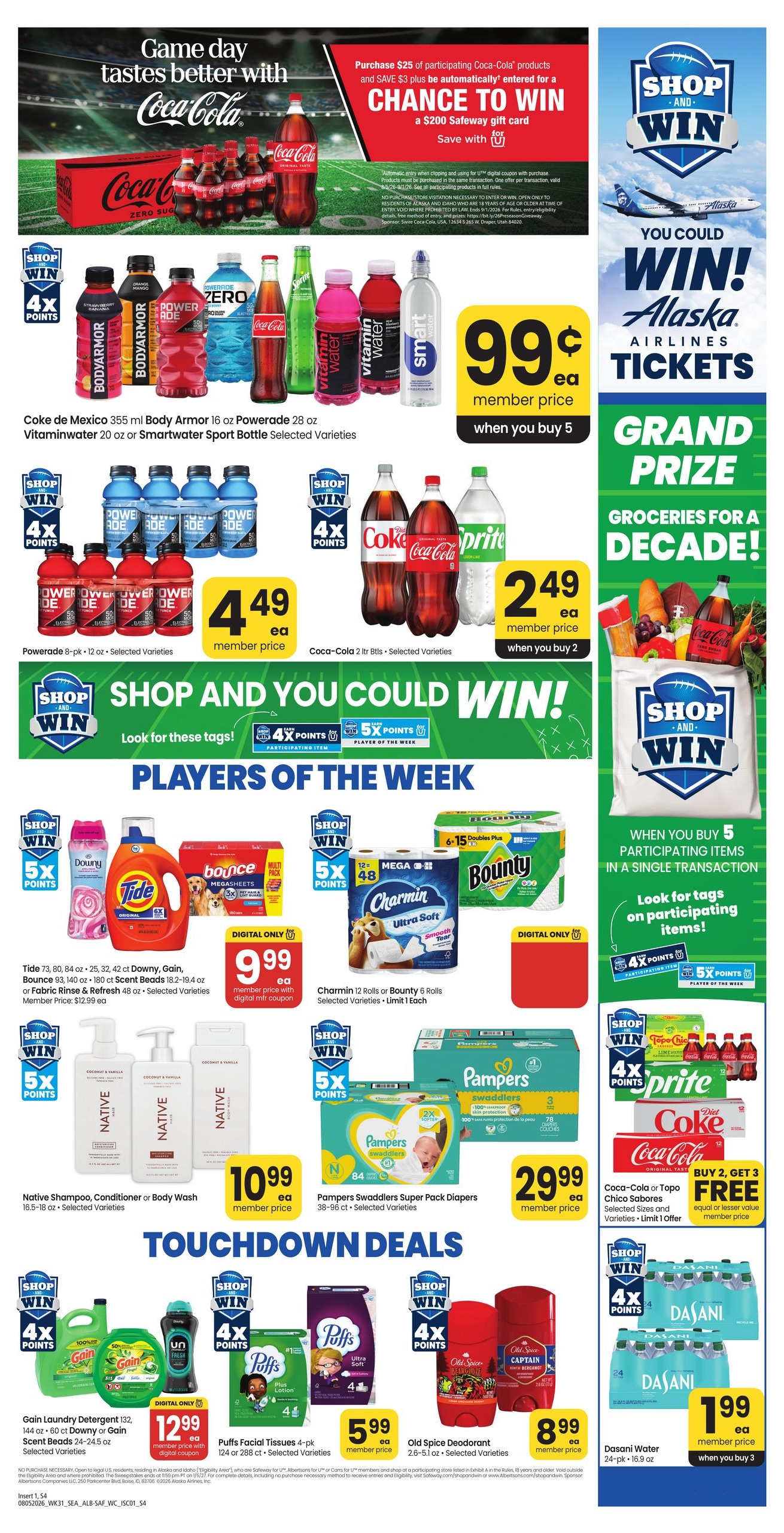 Albertsons (Lewiston Area, ID) Weekly Ad August 5 - 11, 2026