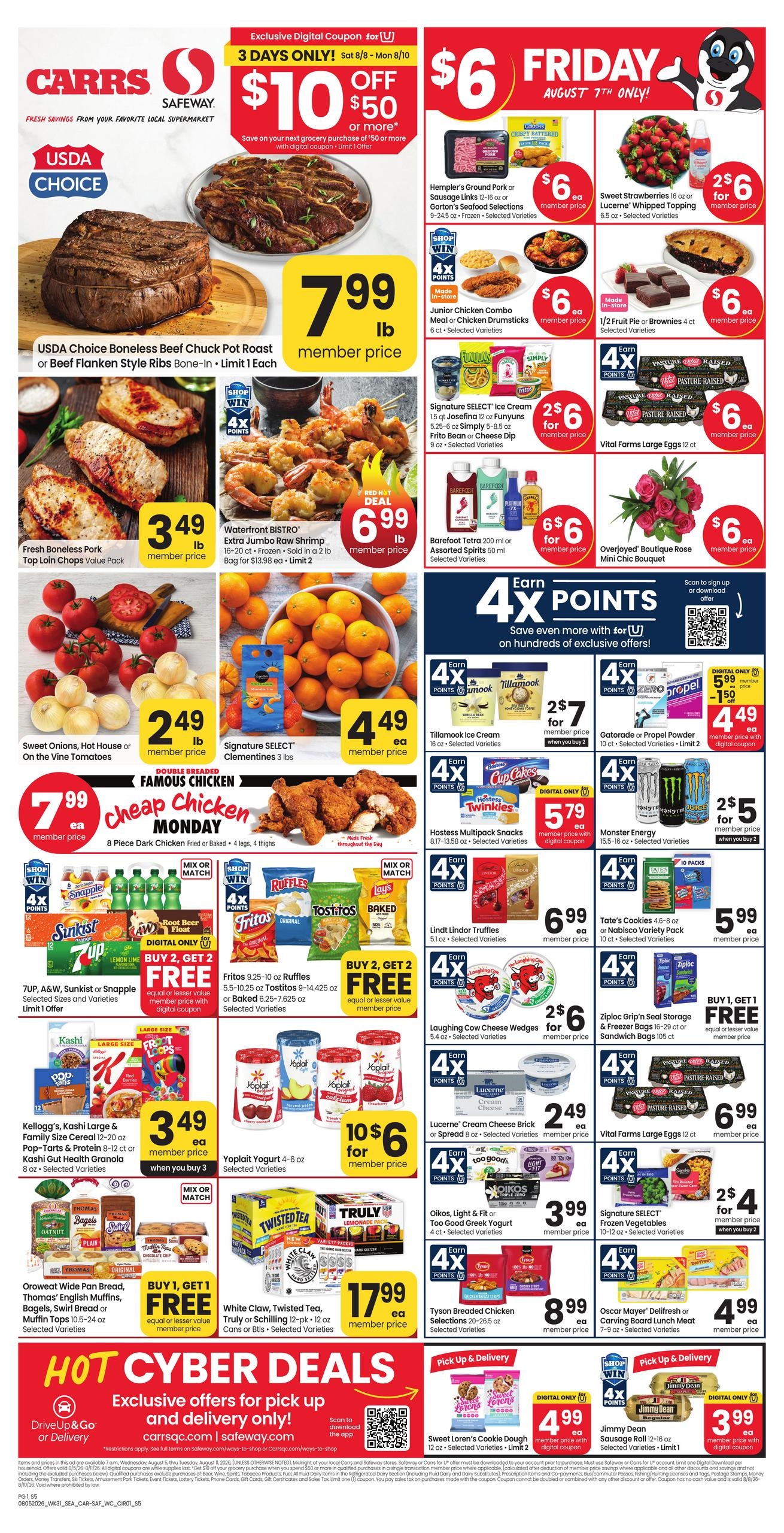 Carrs Weekly Ad August 5 - 11, 2026