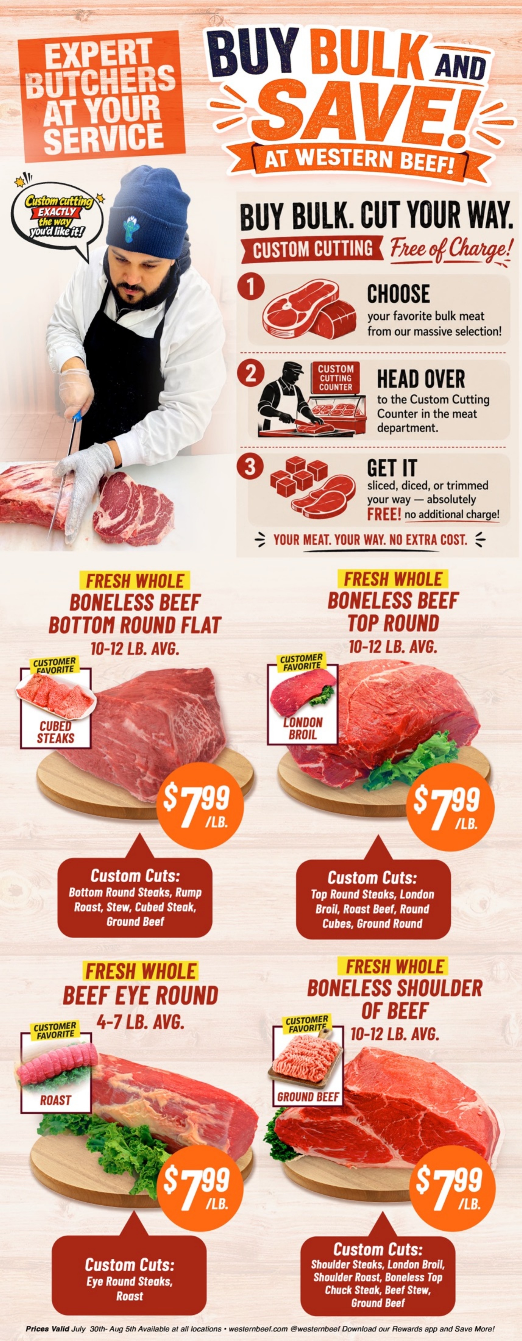 Western Beef (New York) Weekly Ad July 29 - August 5, 2026