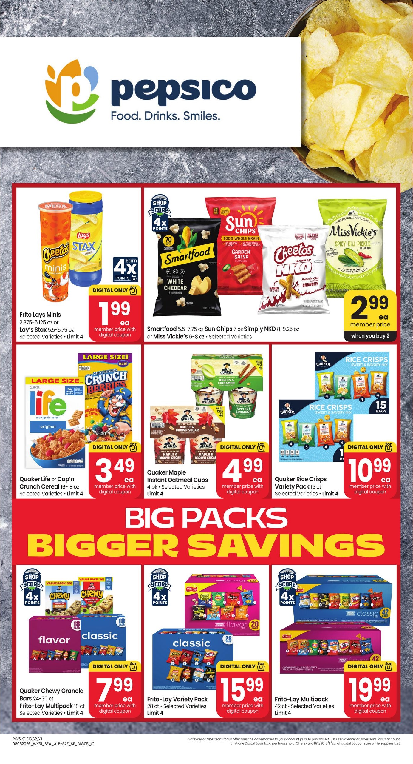 Safeway (Kent–Seattle Area, WA) Weekly Ad August 5 - 11, 2026