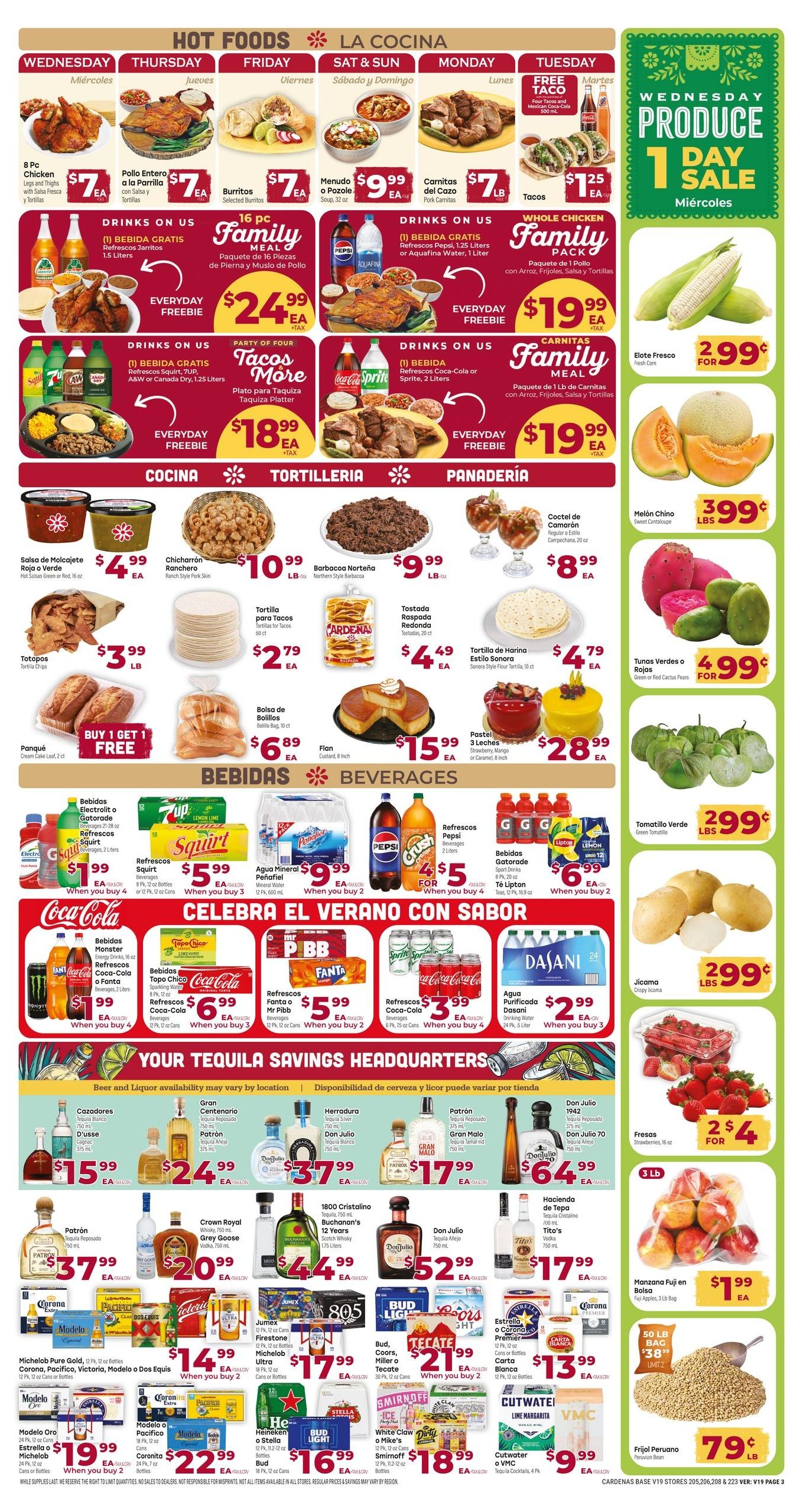 Cardenas Markets (Salinas Area, CA) Weekly Ad August 5 - 11, 2026