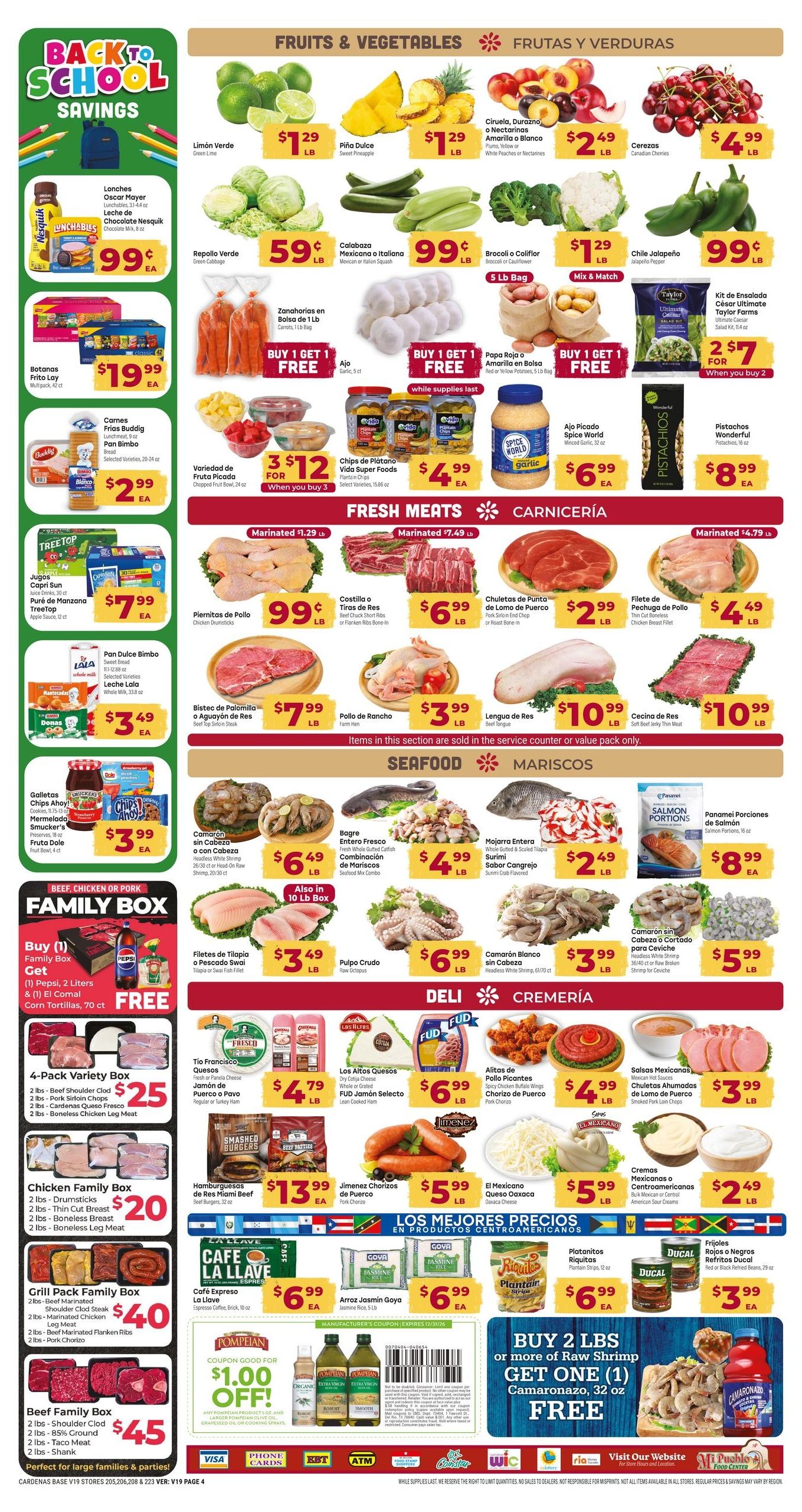 Cardenas Markets (Salinas Area, CA) Weekly Ad August 5 - 11, 2026