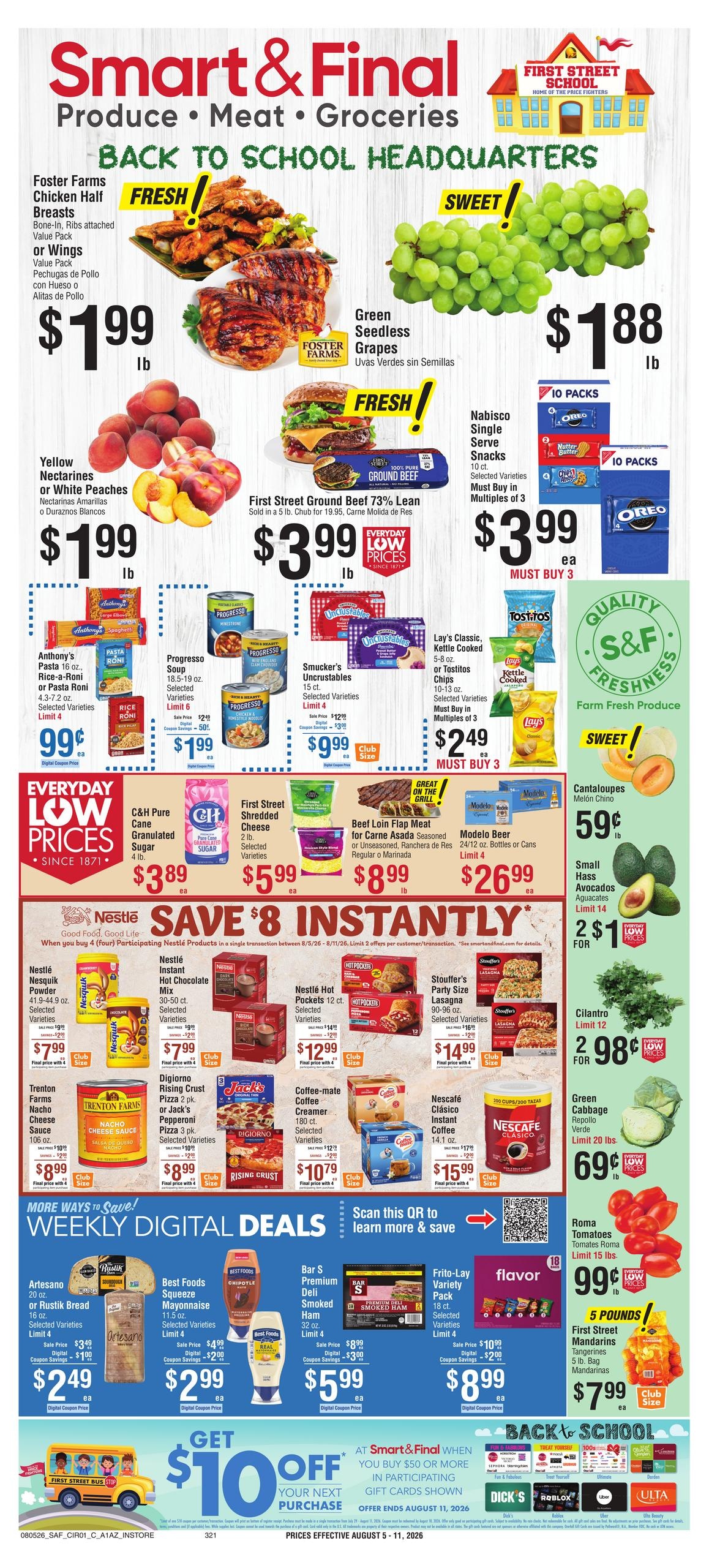 Smart & Final (AZ) Weekly Ad August 5 - 11, 2026