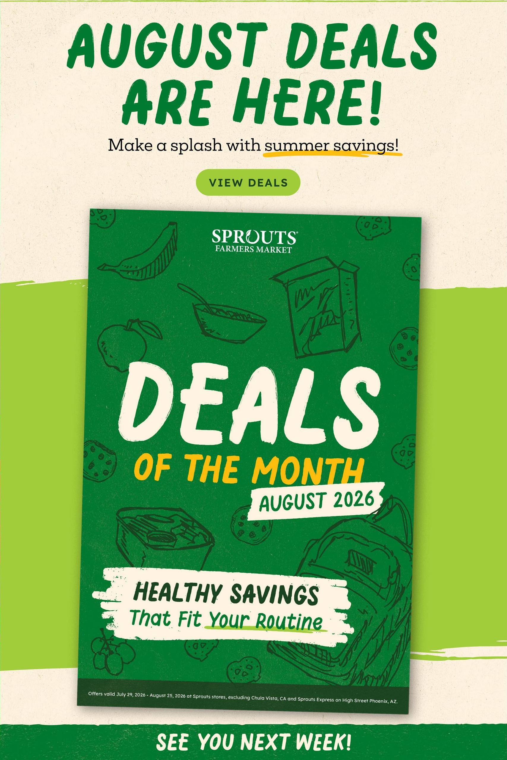 Sprouts Farmers Market (AZ) Weekly Ad August 5 - 11, 2026