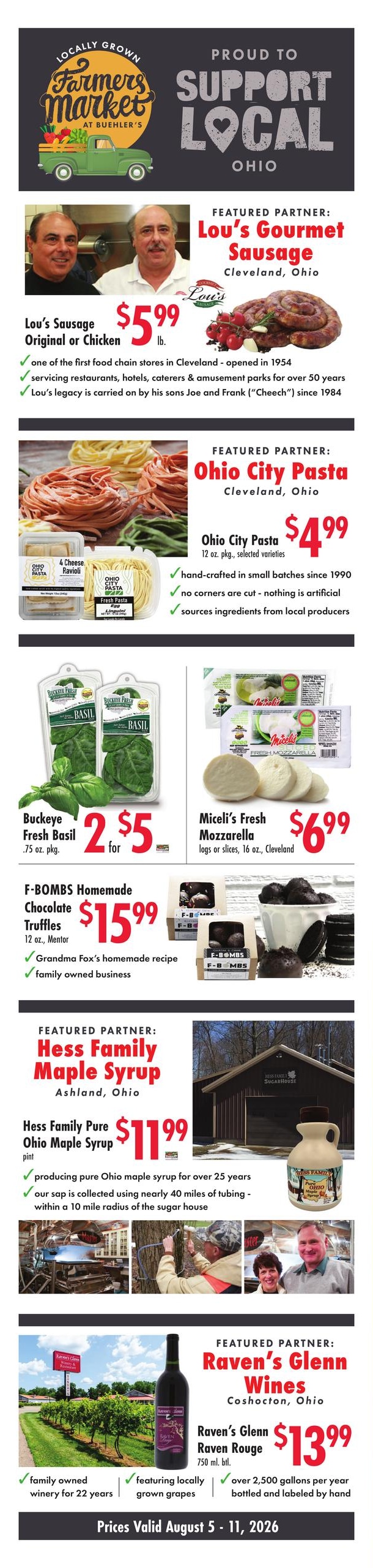 Buehler's Fresh Foods Weekly Ad August 5 - 11, 2026