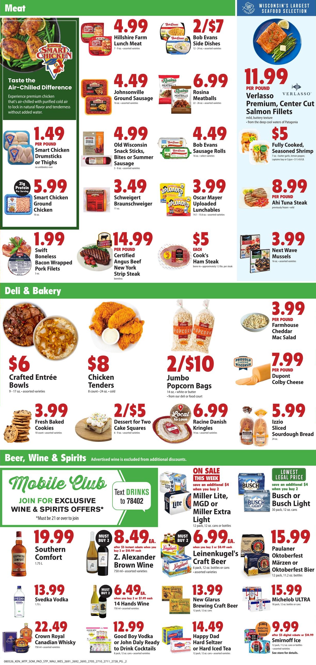 Festival Foods (Wausau–Rothschild Area, WI) Weekly Ad (organic) Weekly Ad August 5 - 11, 2026
