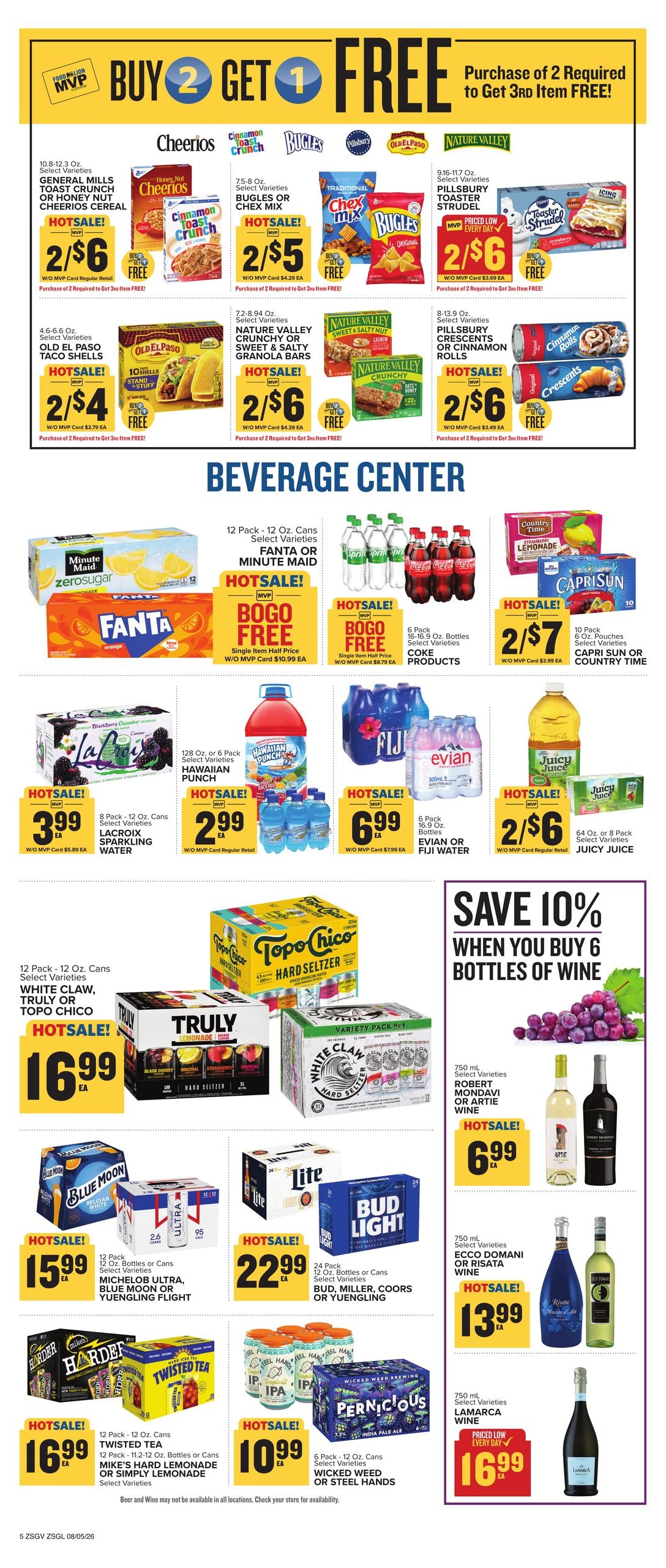 Food Lion (Edgemoor-Rock Hill Area, SC) Weekly Ad August 5 - 11, 2026