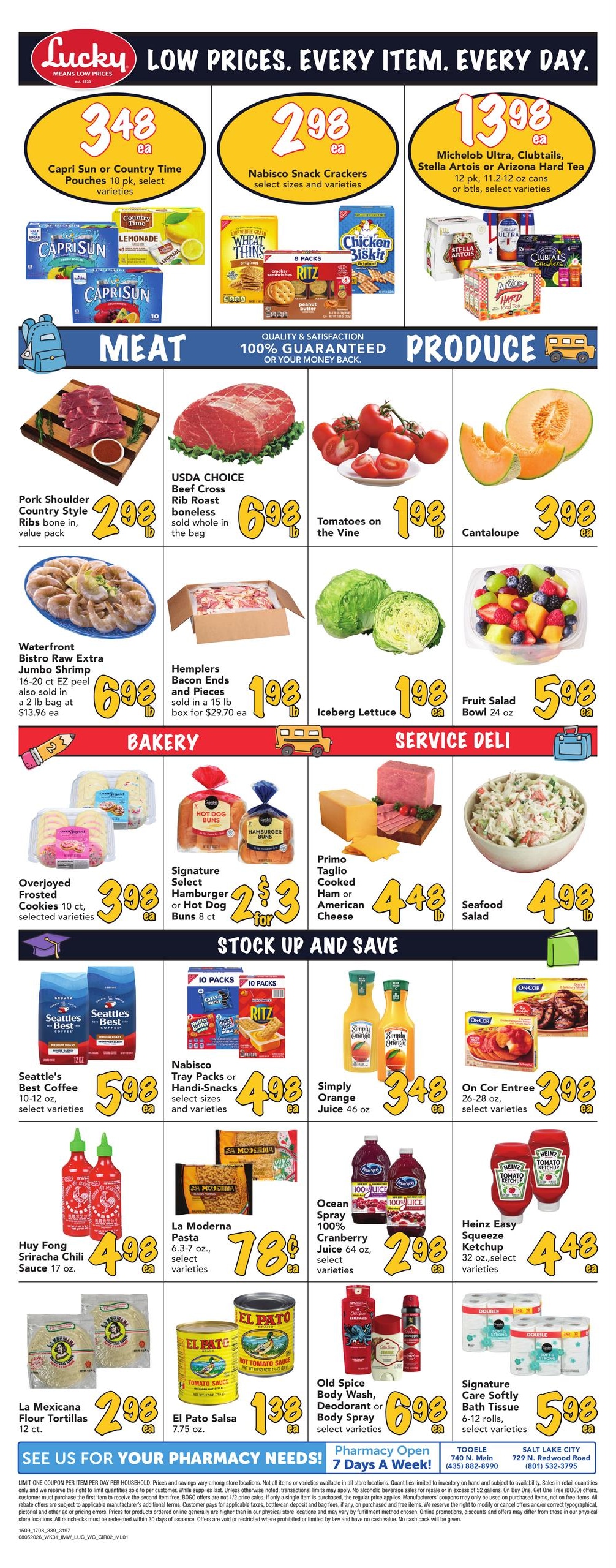 Lucky (West Jordan–West Valley City Area, UT) Weekly Ad August 5 - 11, 2026