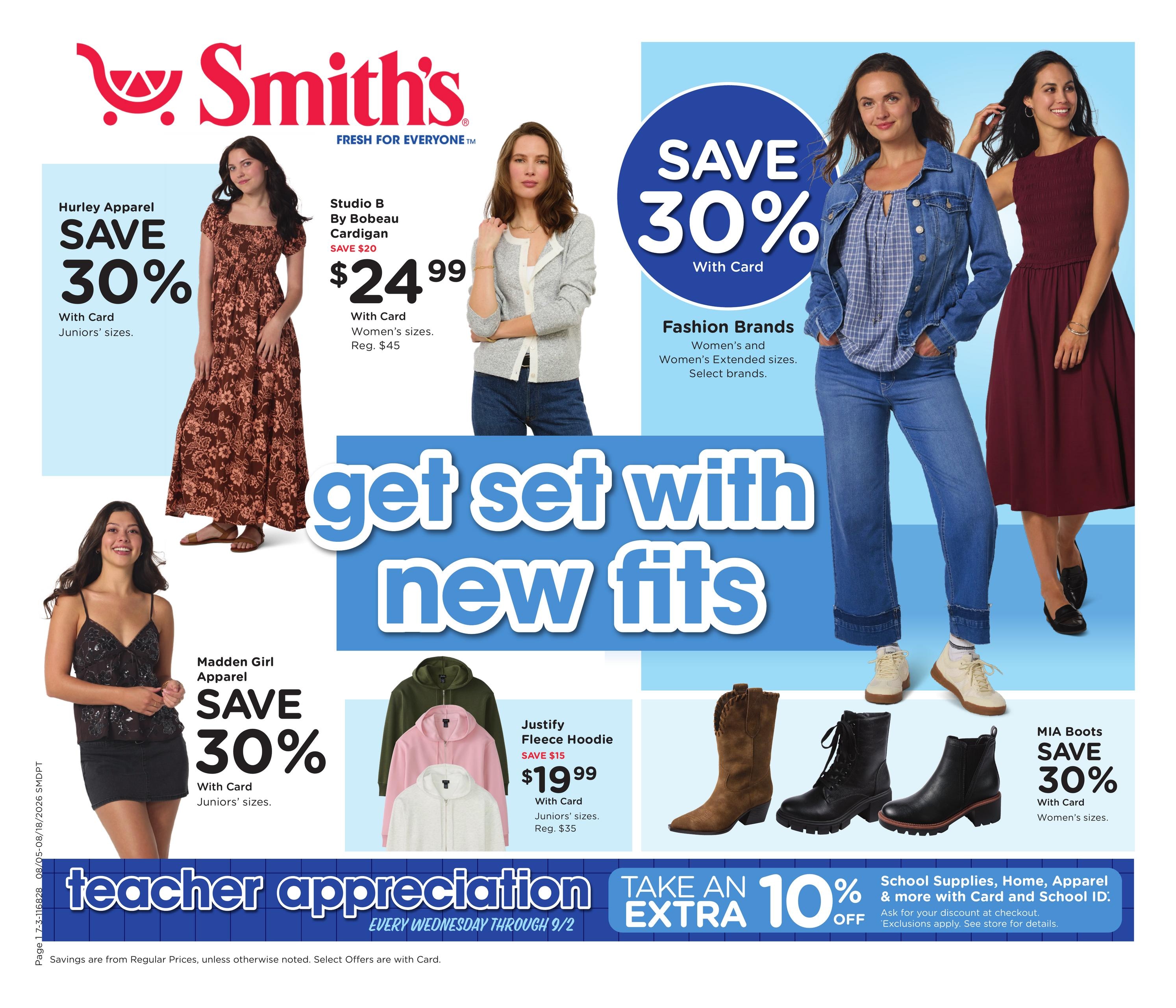 Smith's (Centerville Area, UT) Home & Apparel Weekly Ad August 5 - 18, 2026