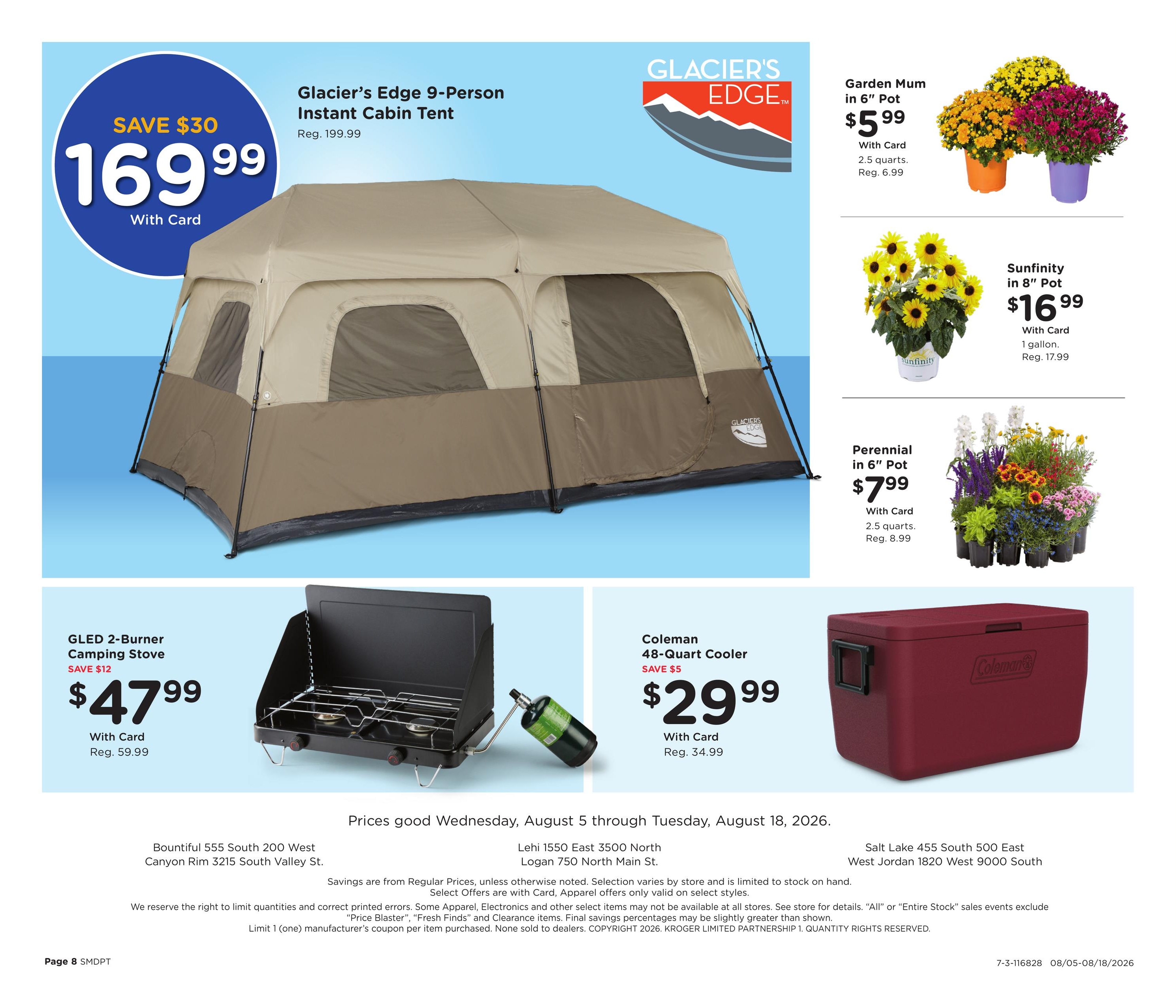 Smith's (Centerville Area, UT) Home & Apparel Weekly Ad August 5 - 18, 2026