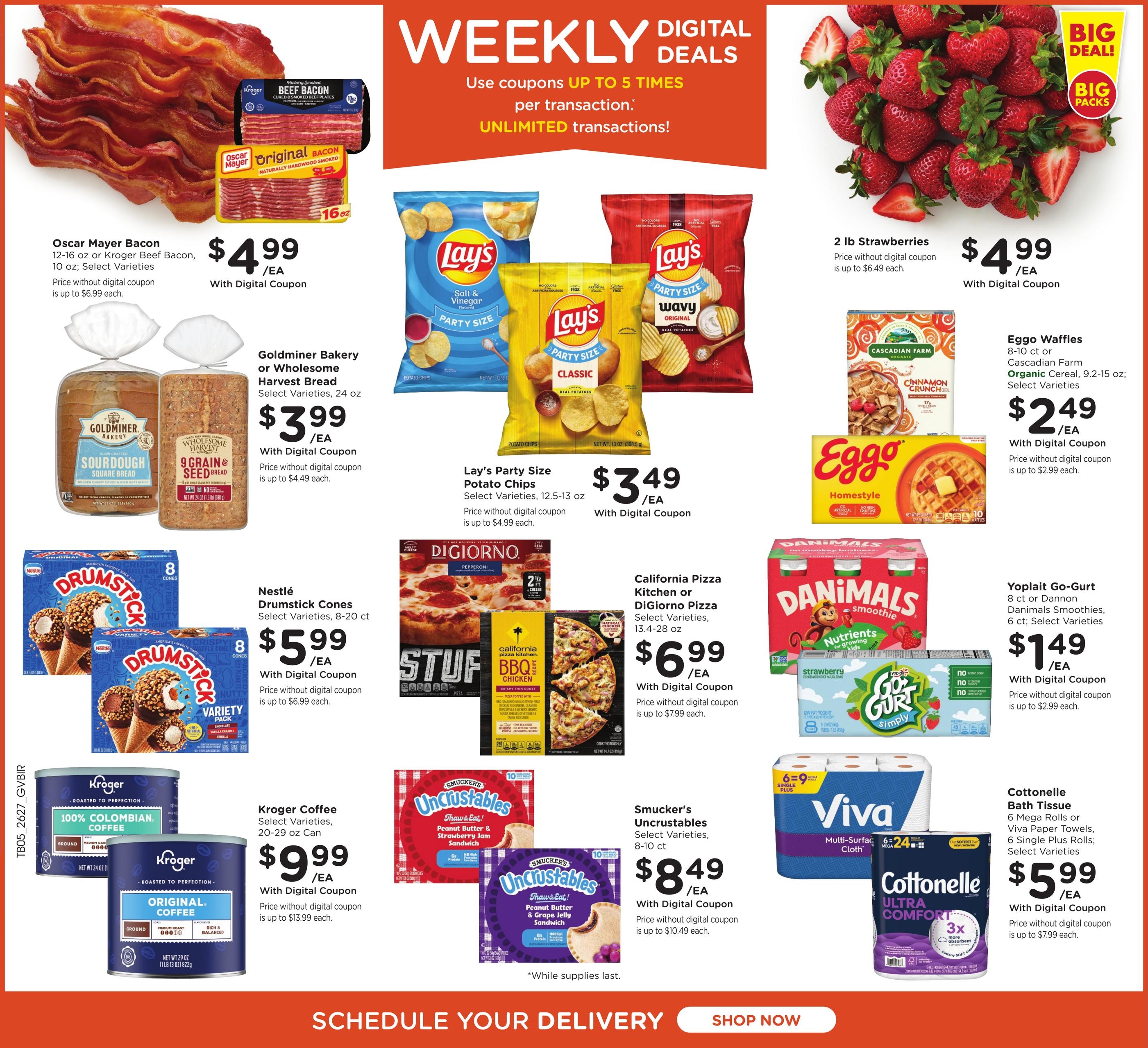 Kroger (Tuscaloosa–Cottondale Area, AL) Ocado FC04 Weekly Ad August 5 - 11, 2026